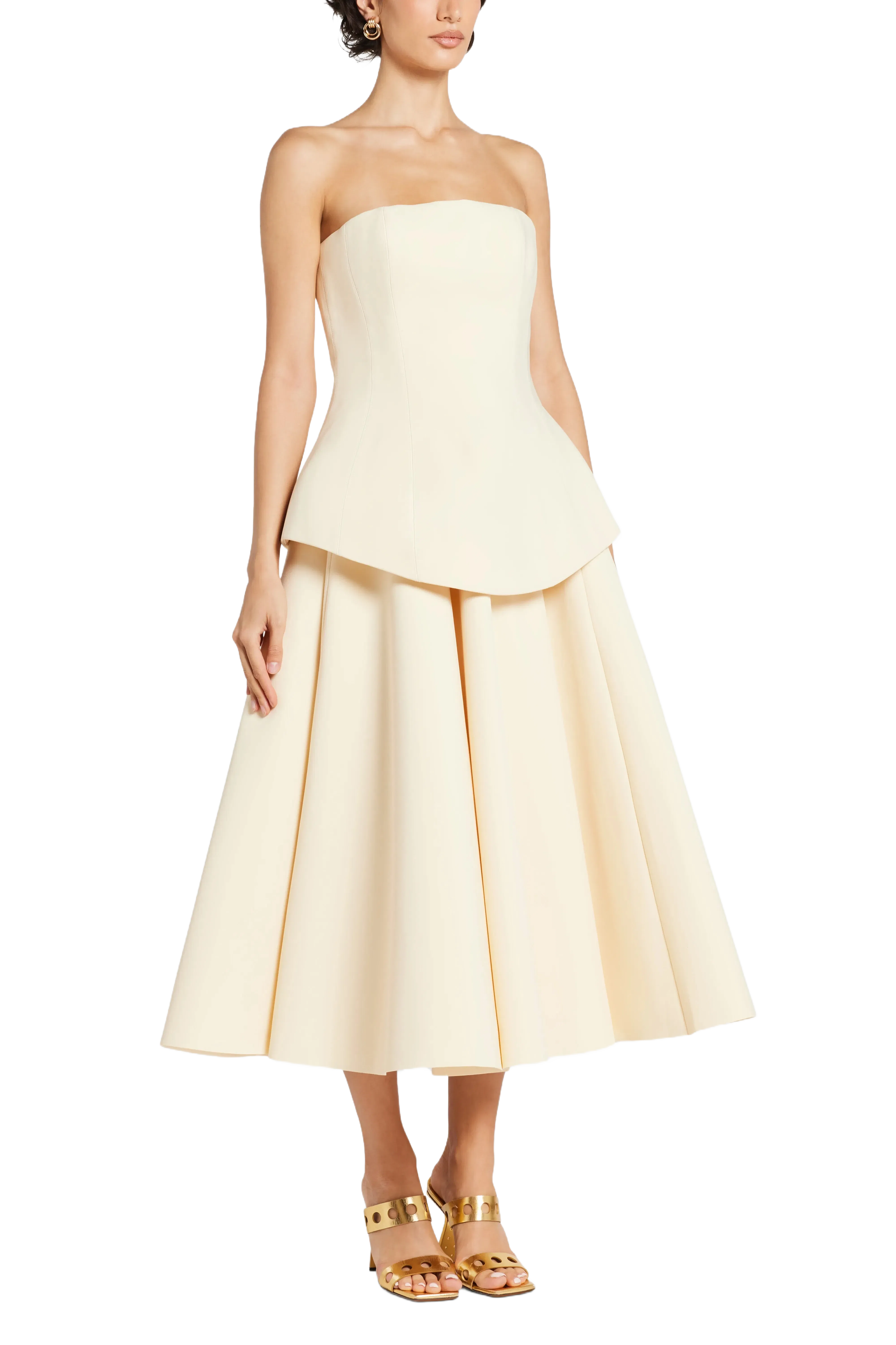 Solace London Ada Evening Dress in White