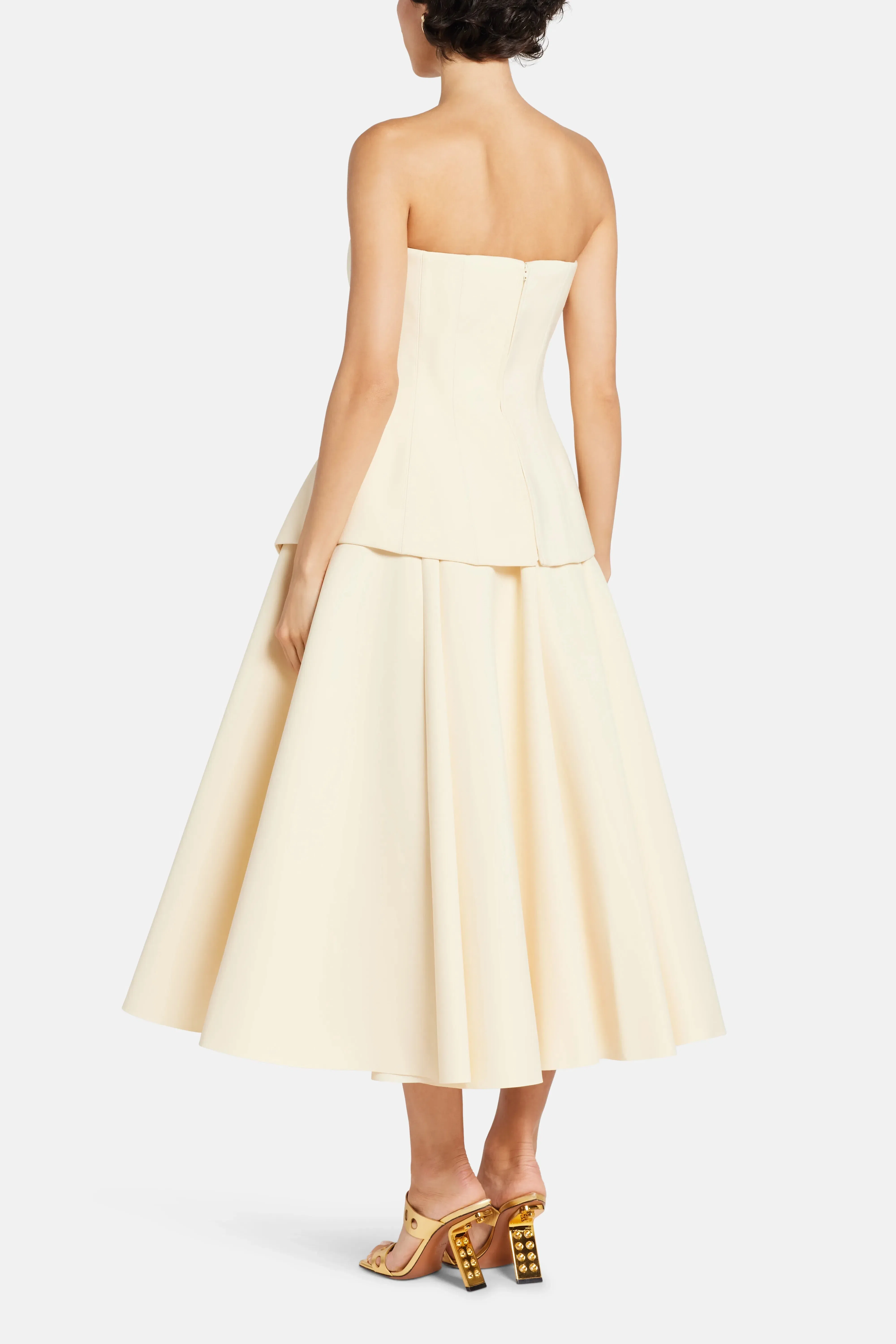 Solace London Ada Evening Dress in White