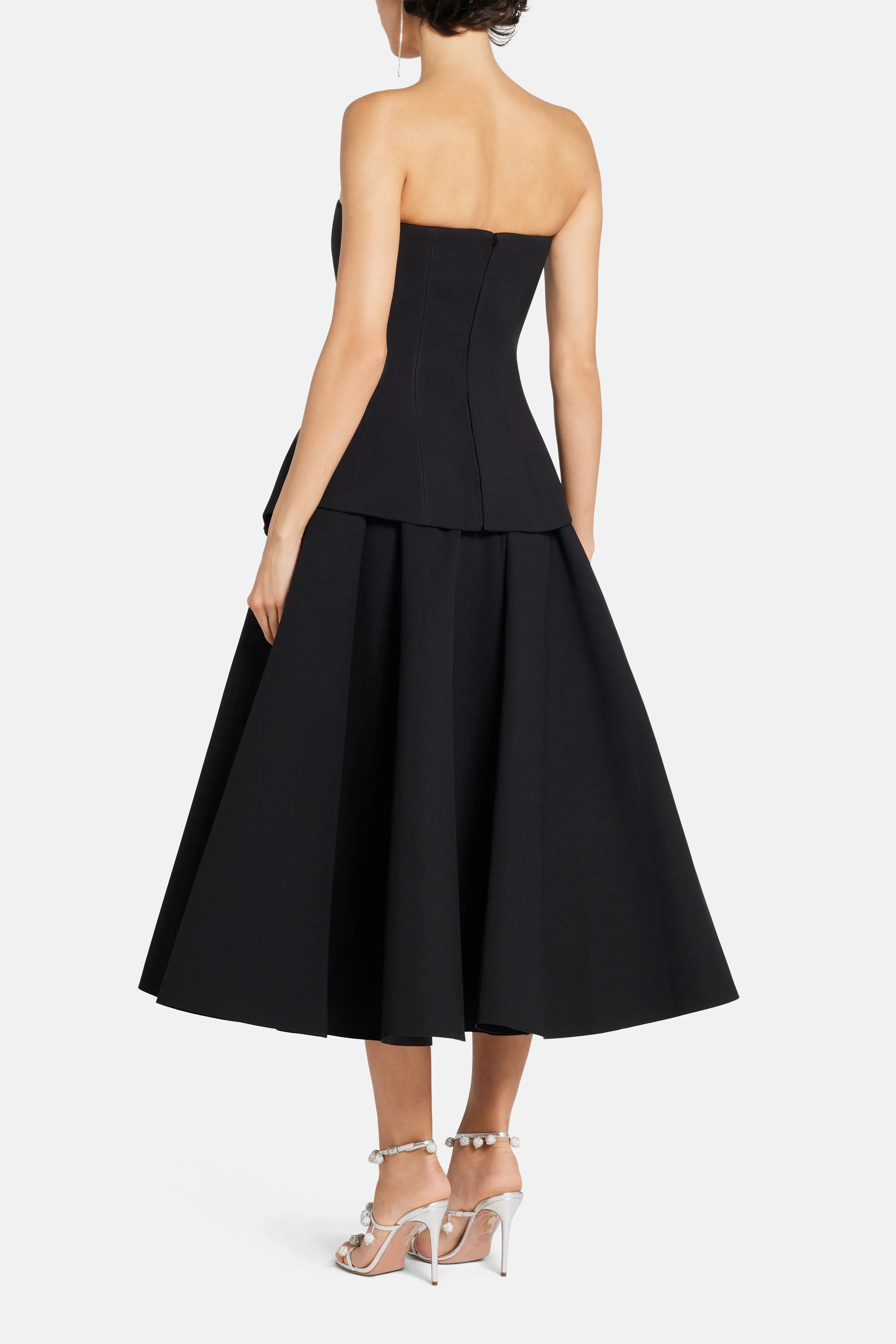 Solace London Ada Evening Dress in Black