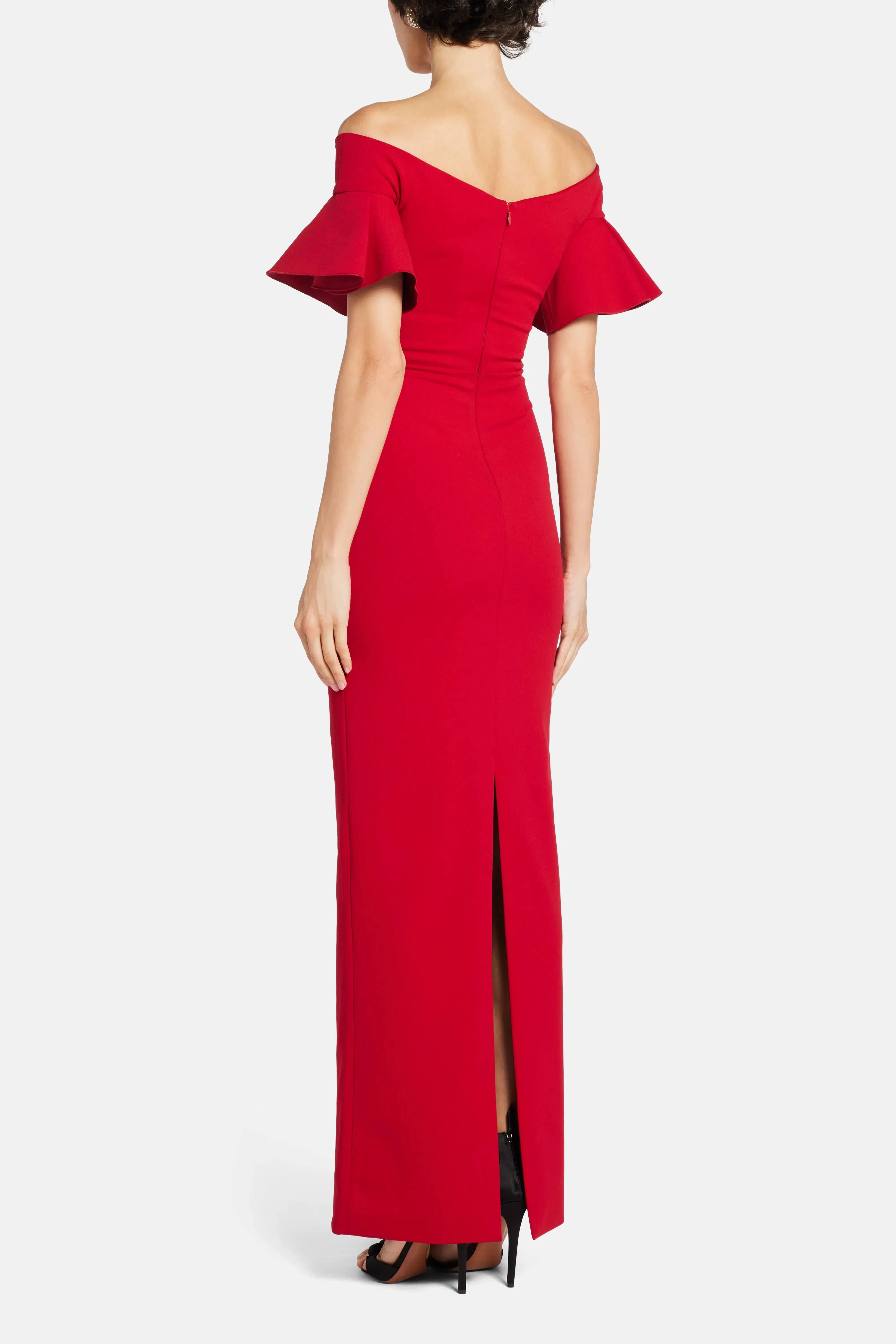 Solace London Cielo Evening Dress in Red