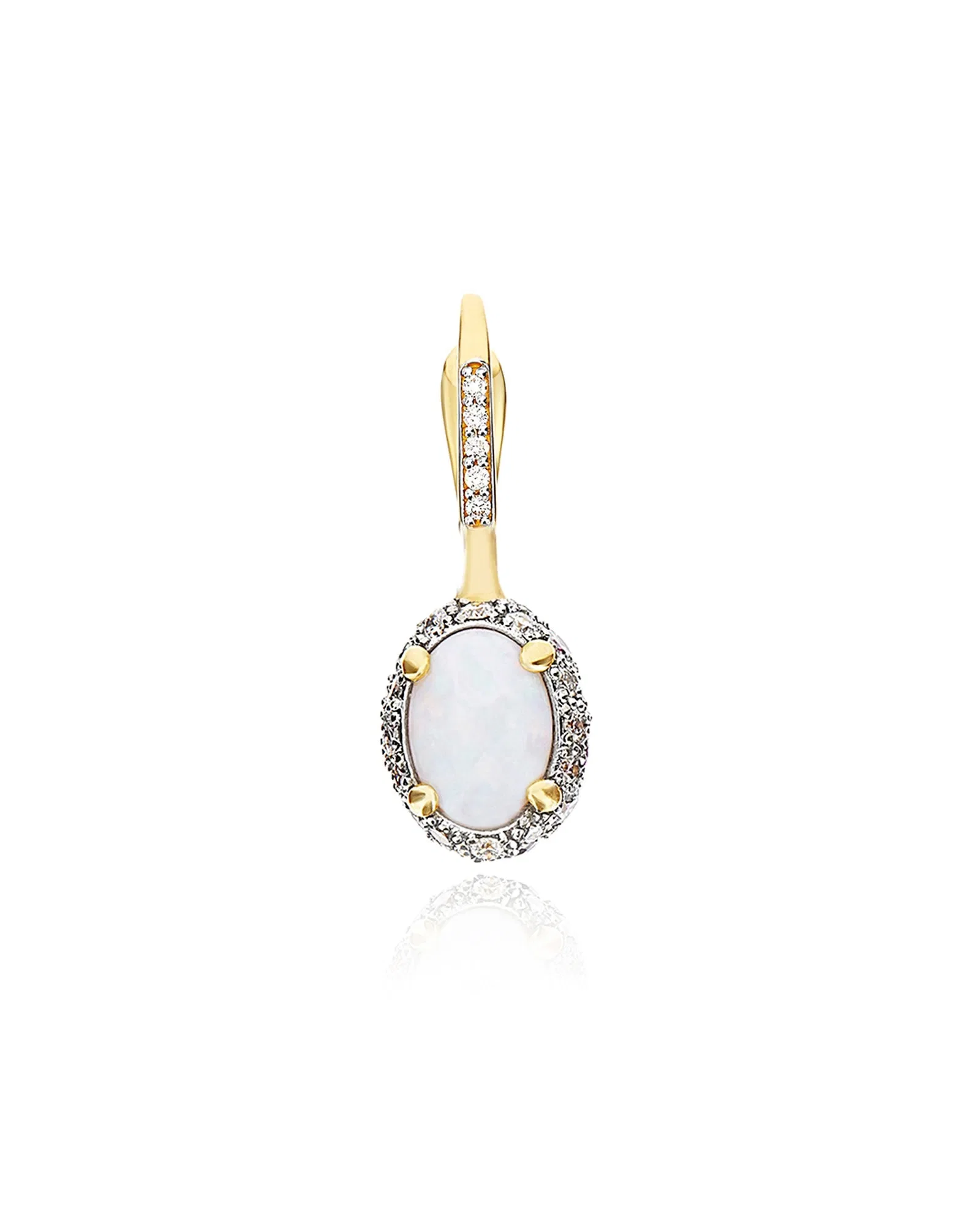 Nanis 18k Yellow Gold Reverse Double-Face Earrings