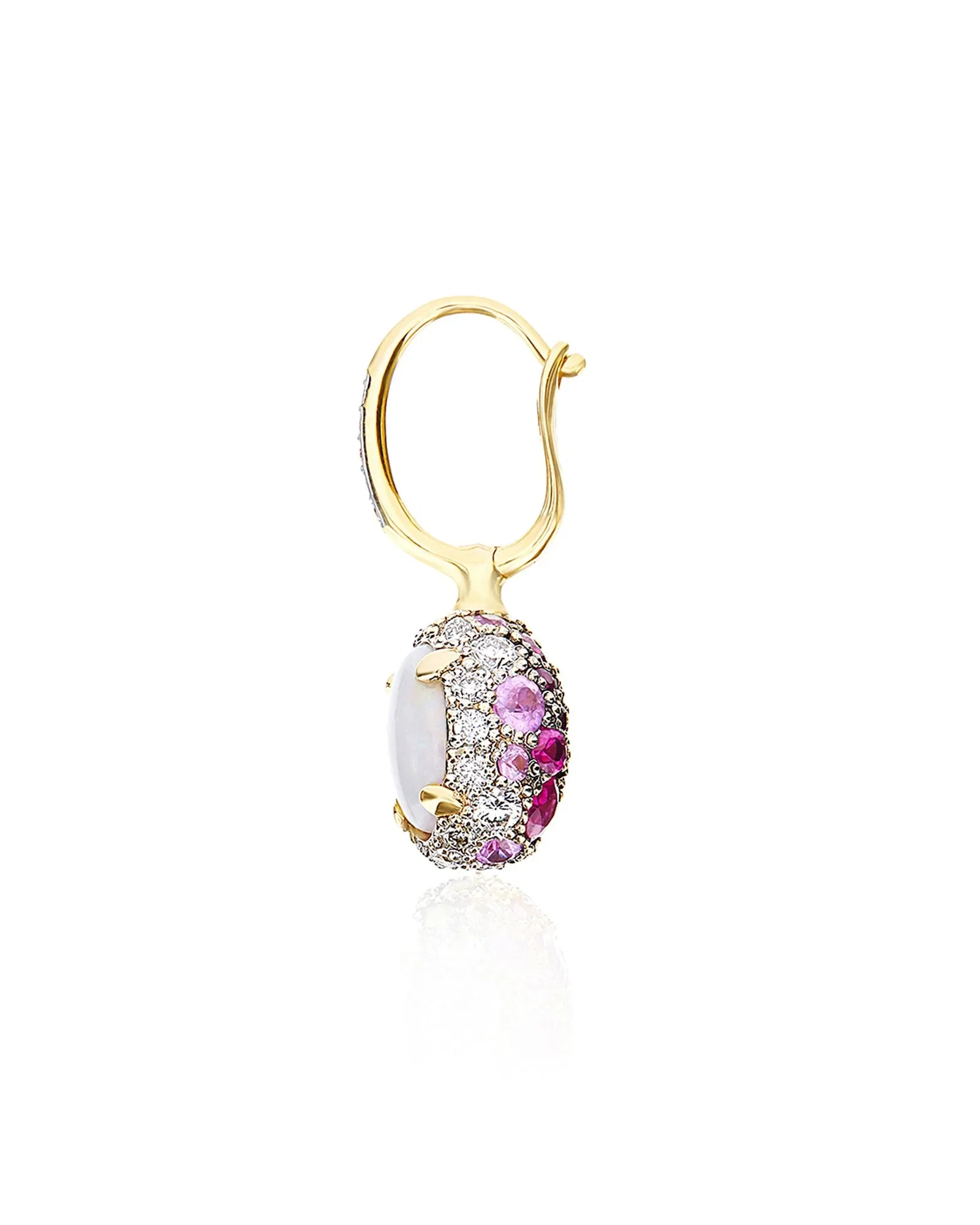 Nanis 18k Yellow Gold Reverse Double-Face Earrings