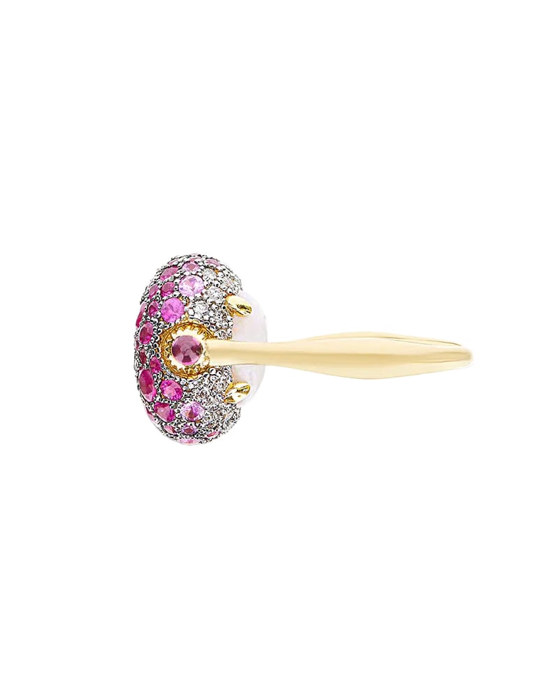 Nanis 18k Yellow Gold Double-Face Reverse Ring