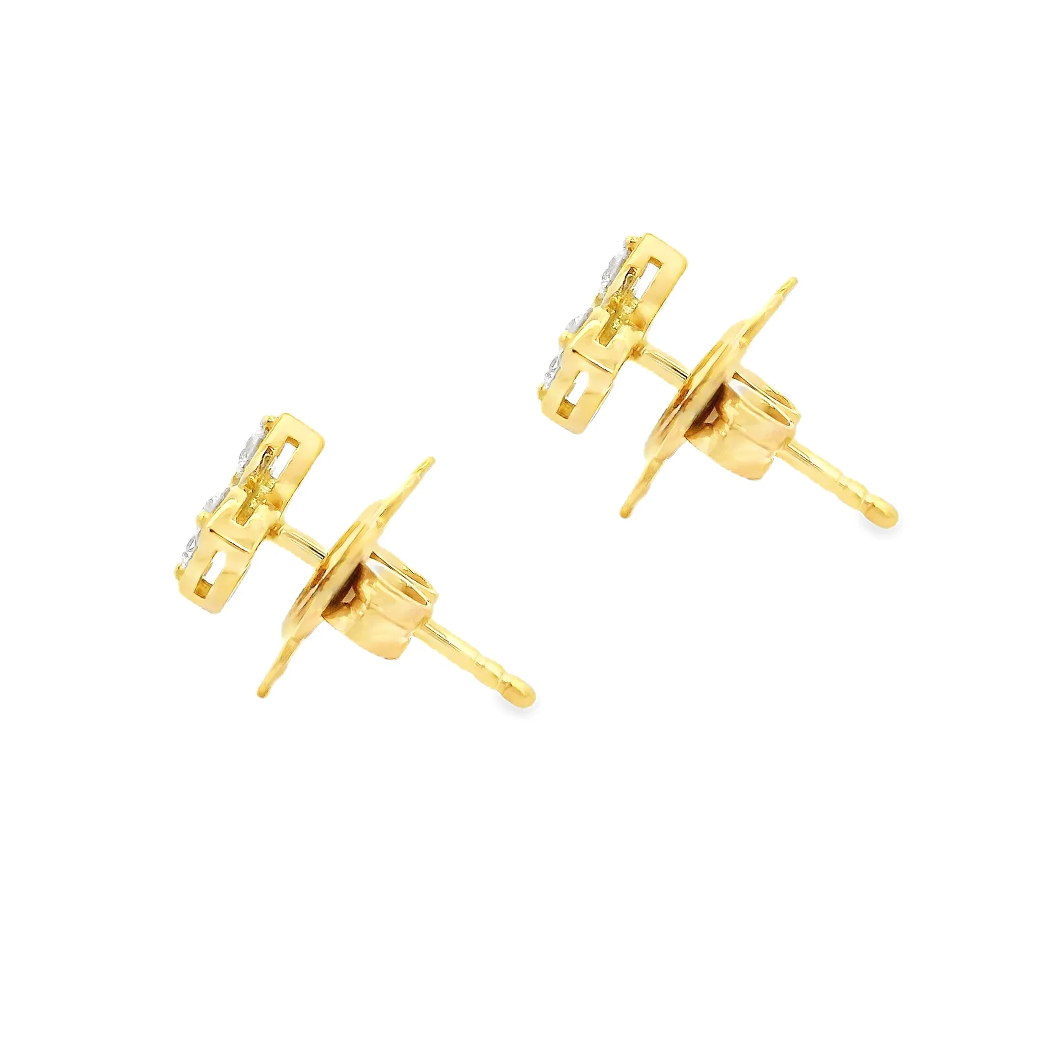 Roberto Coin 18k Yellow Gold Diamond Earrings