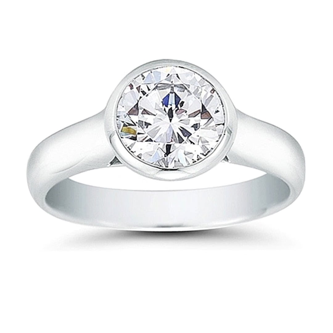 Vatche Bezel Set Solitaire Engagement Ring