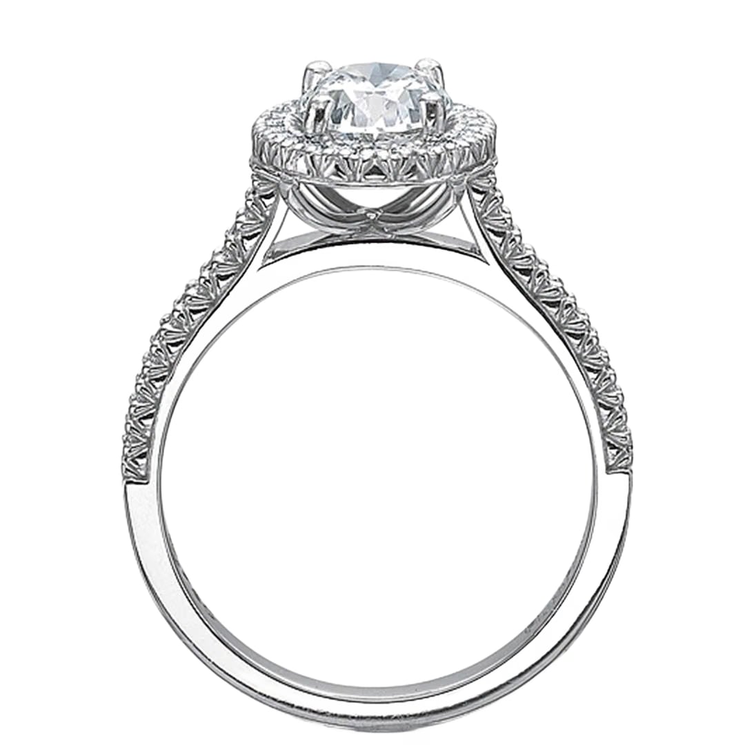 Precision Set Flush Fit Diamond Engagement Ring