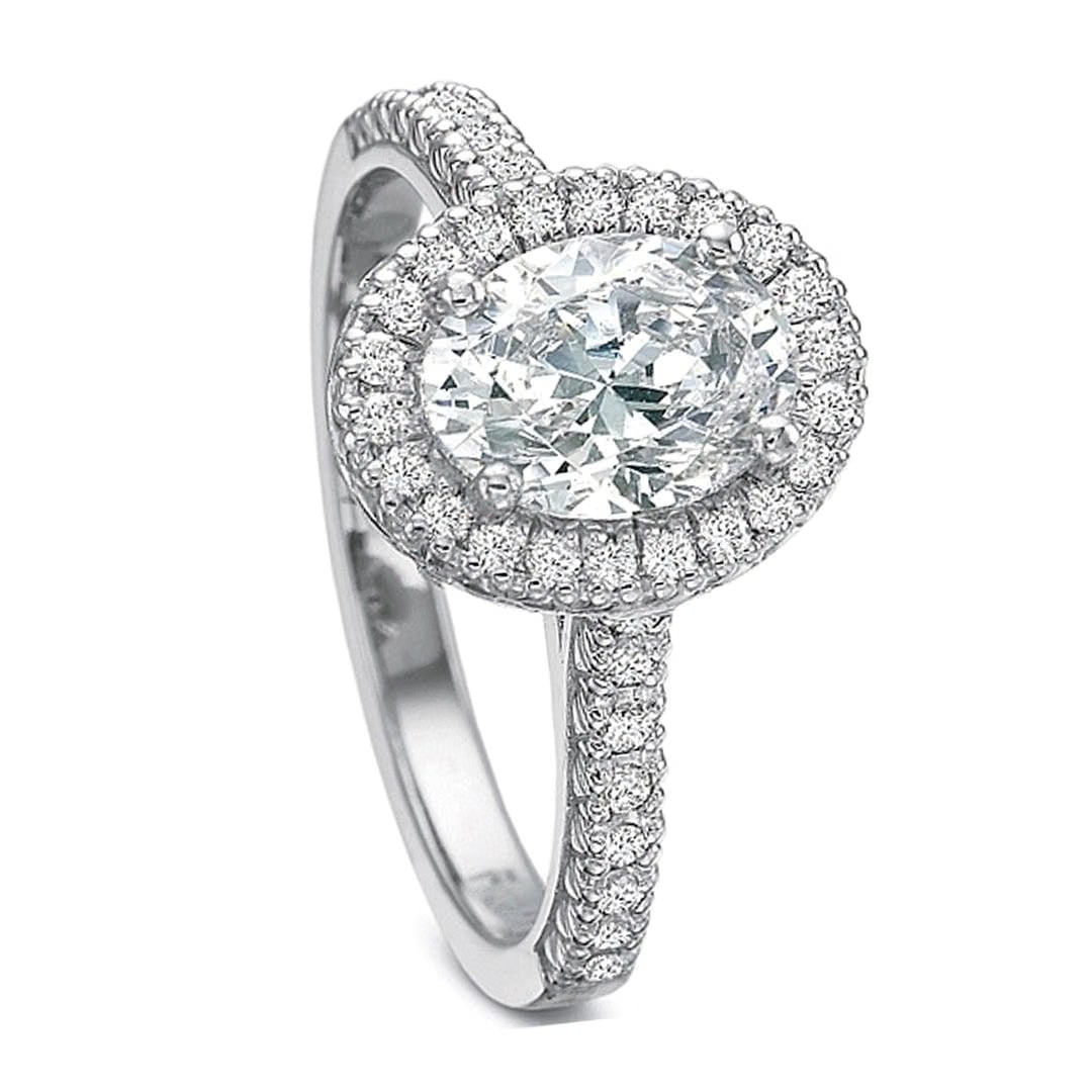 Precision Set Flush Fit Diamond Engagement Ring