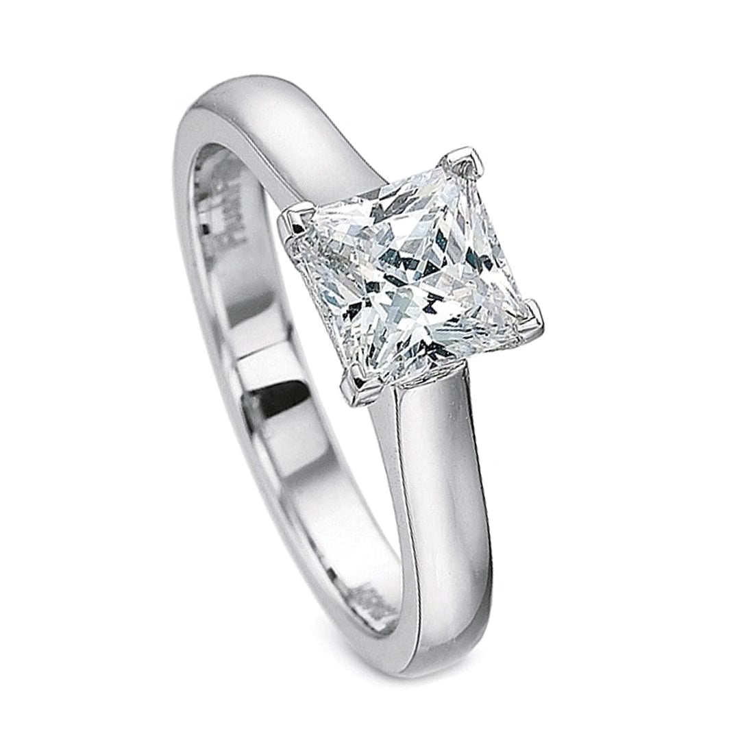 Precision Set Solitaire Diamond Engagement Ring