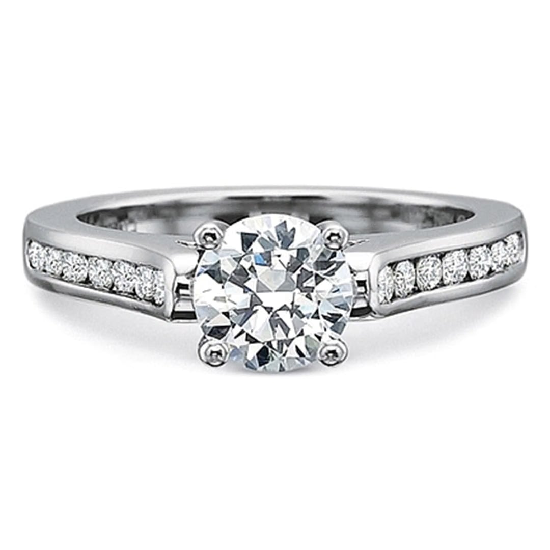 Precision Set Channel Set Diamond Engagement Ring