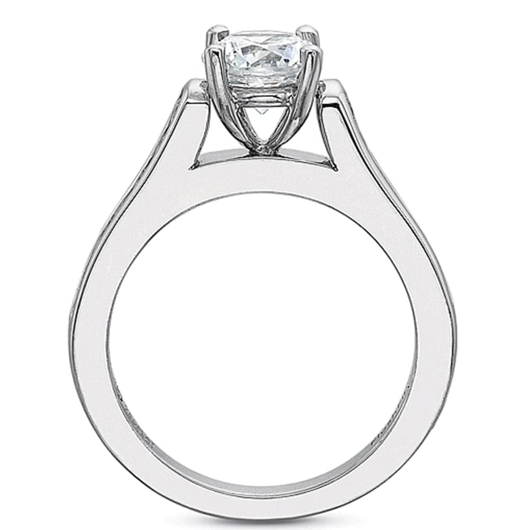 Precision Set Channel Set Diamond Engagement Ring