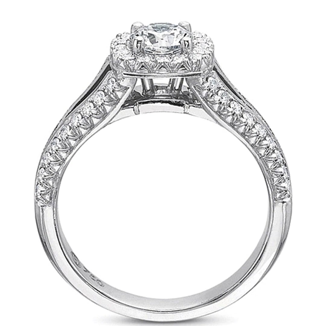 Precision Set Split Shank Diamond Engagement Ring