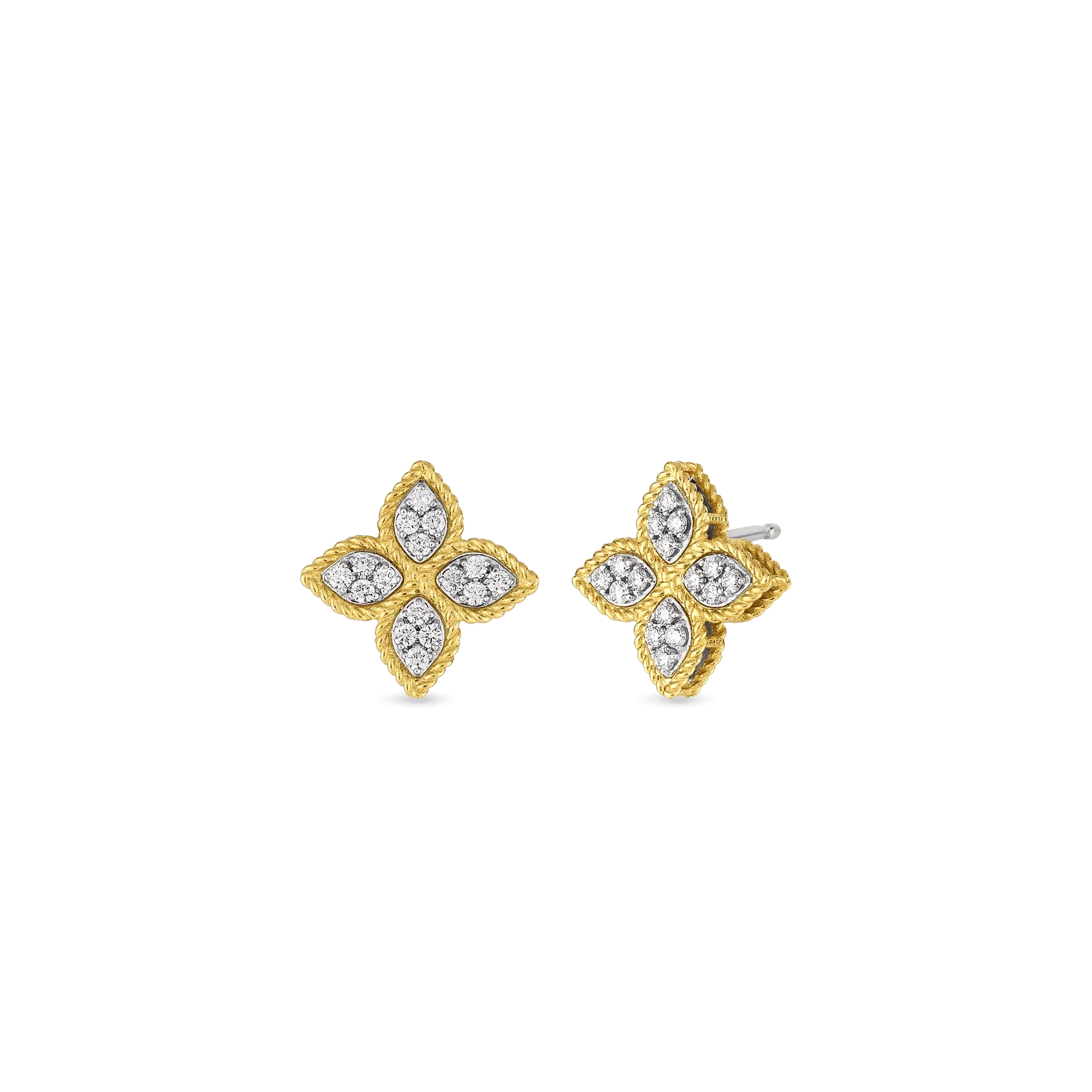 Roberto Coin 18k Princess Flower Stud Earrings