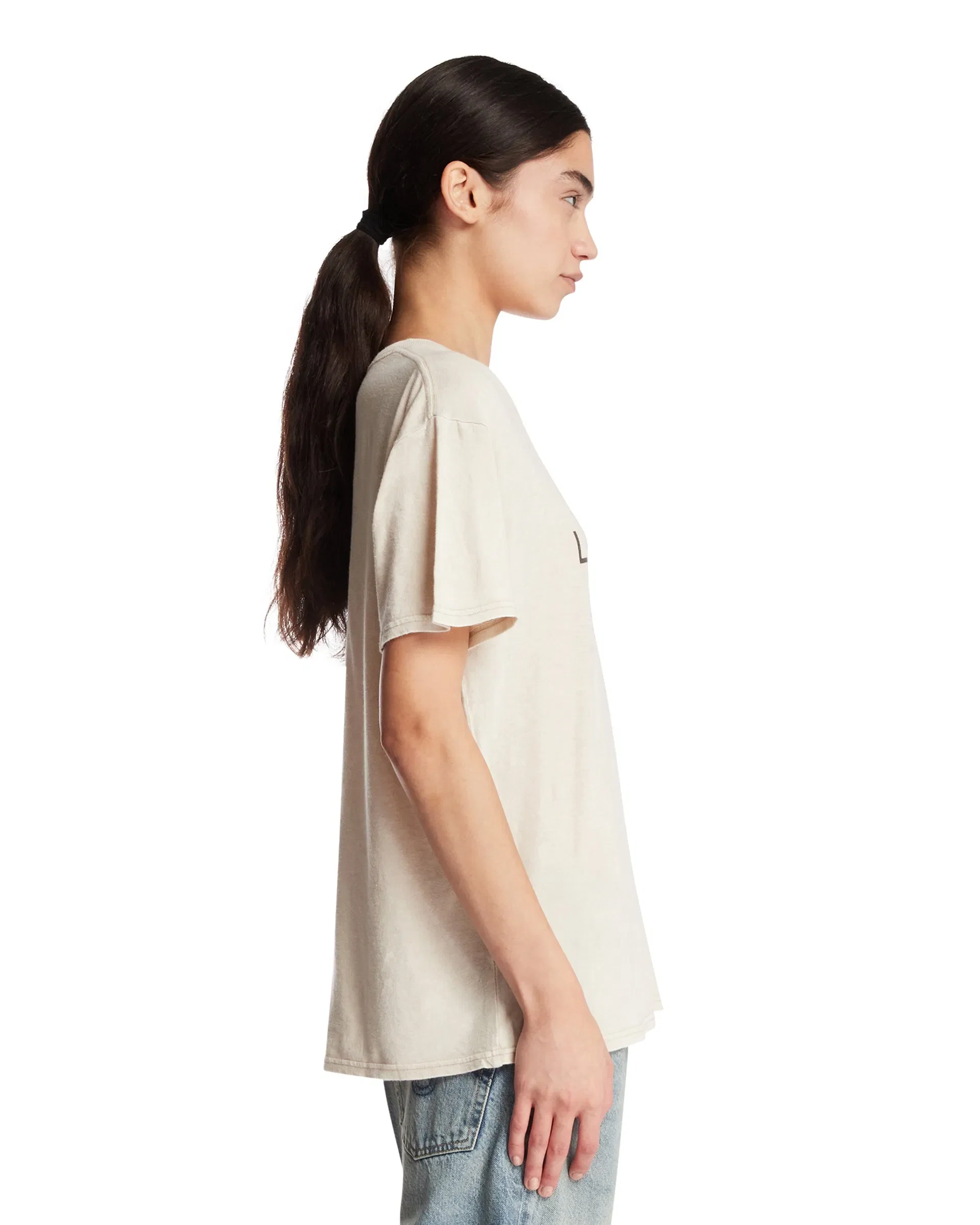 R13 T-Shirt I Never Liked You Beige