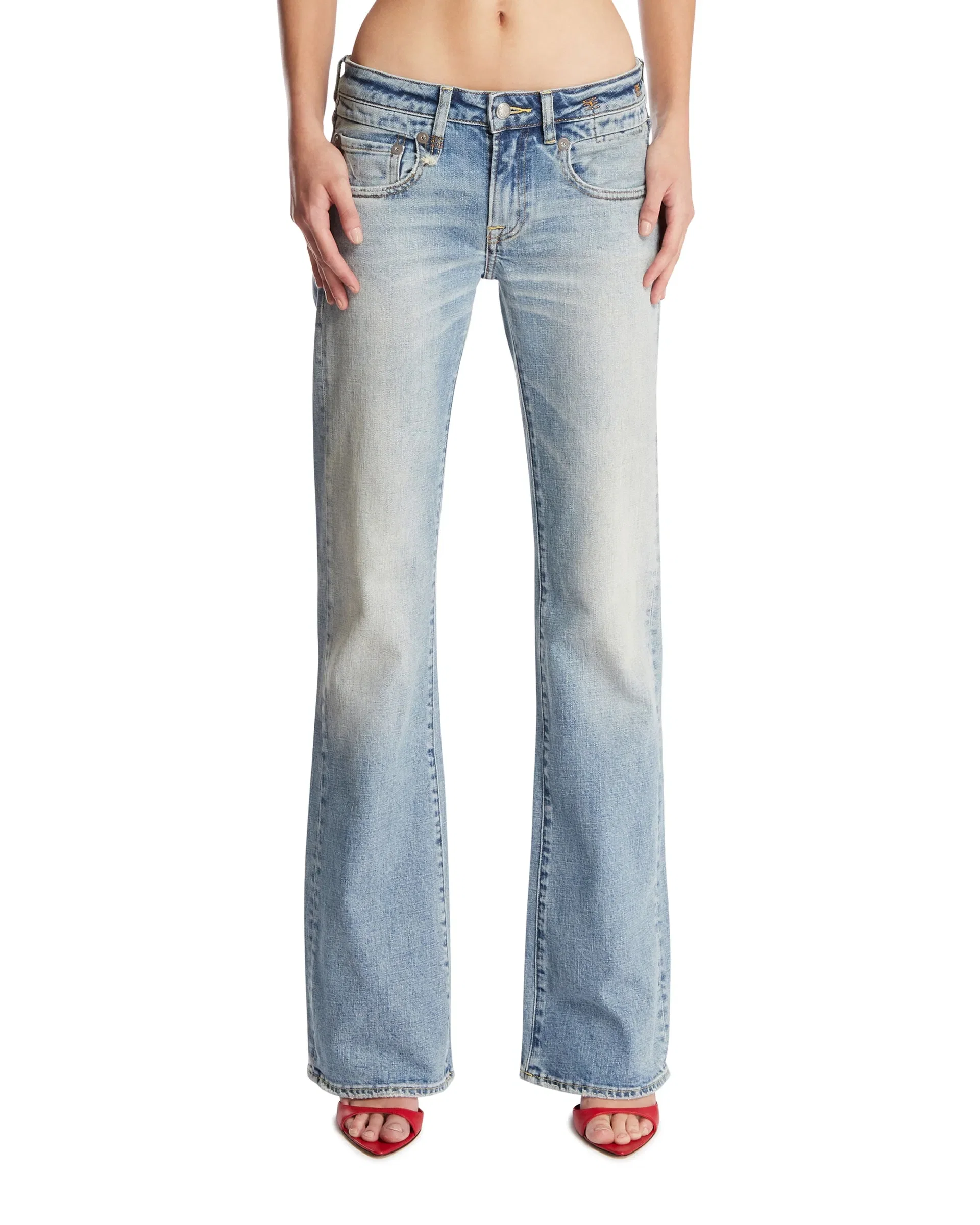 R13 Jeans Charlotte Blu