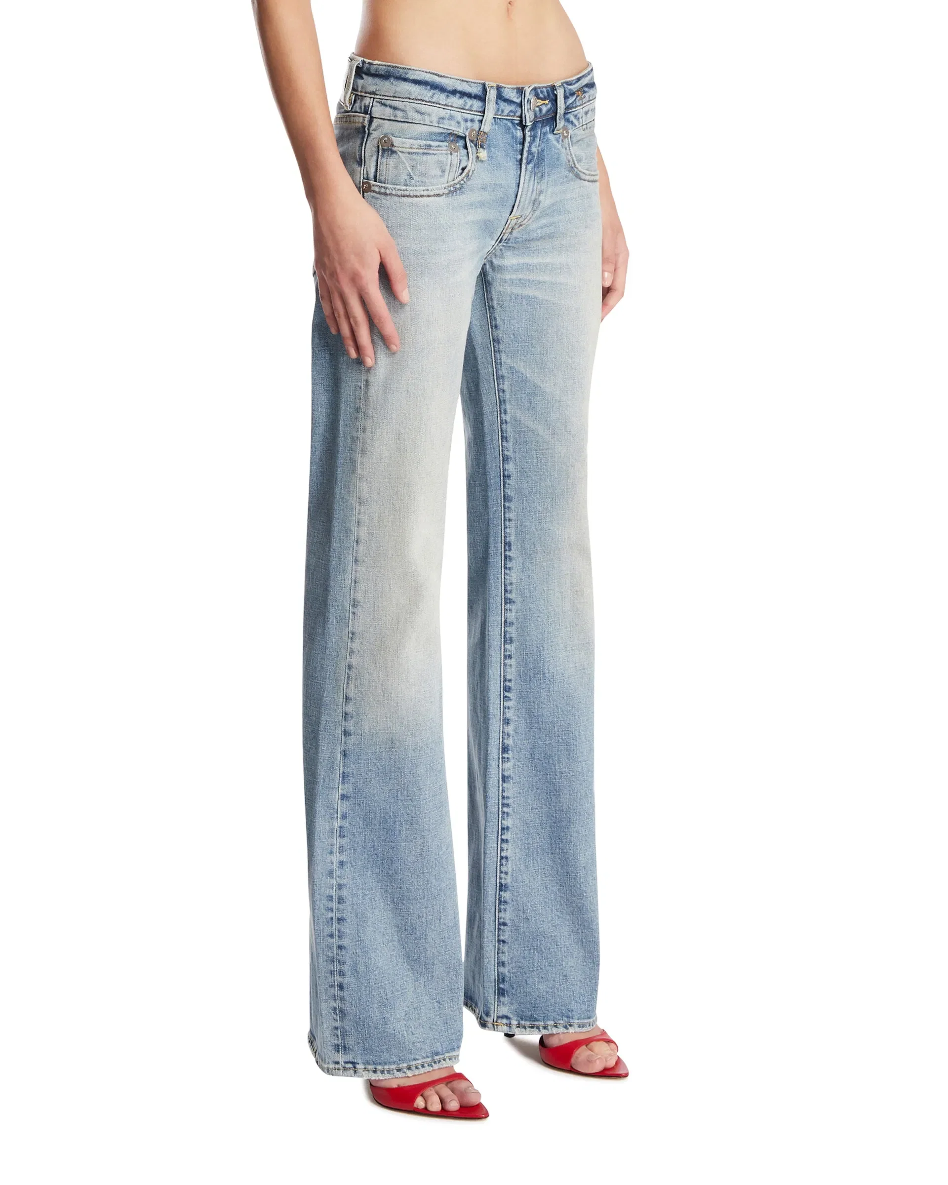 R13 Jeans Charlotte Blu