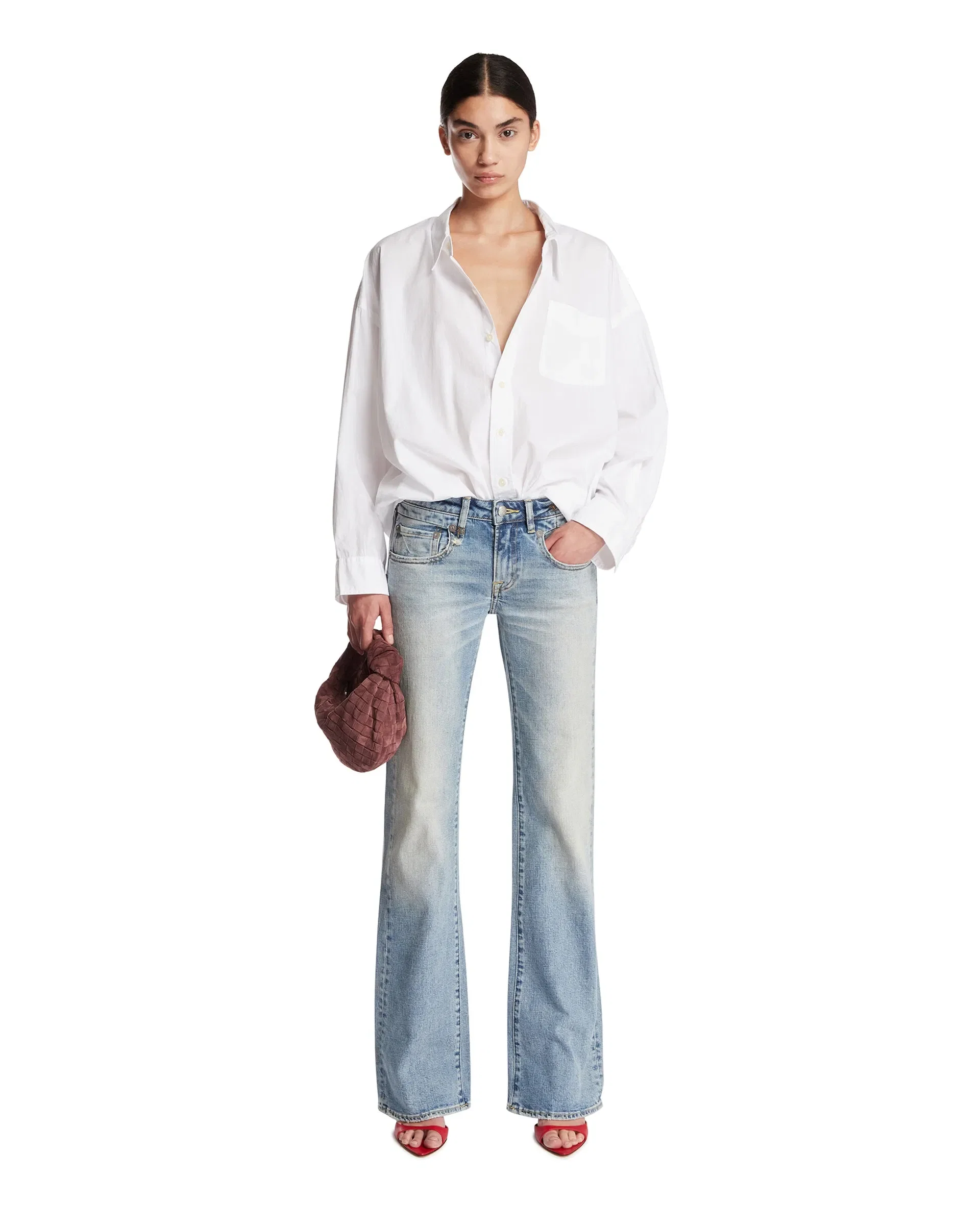 R13 Jeans Charlotte Blu