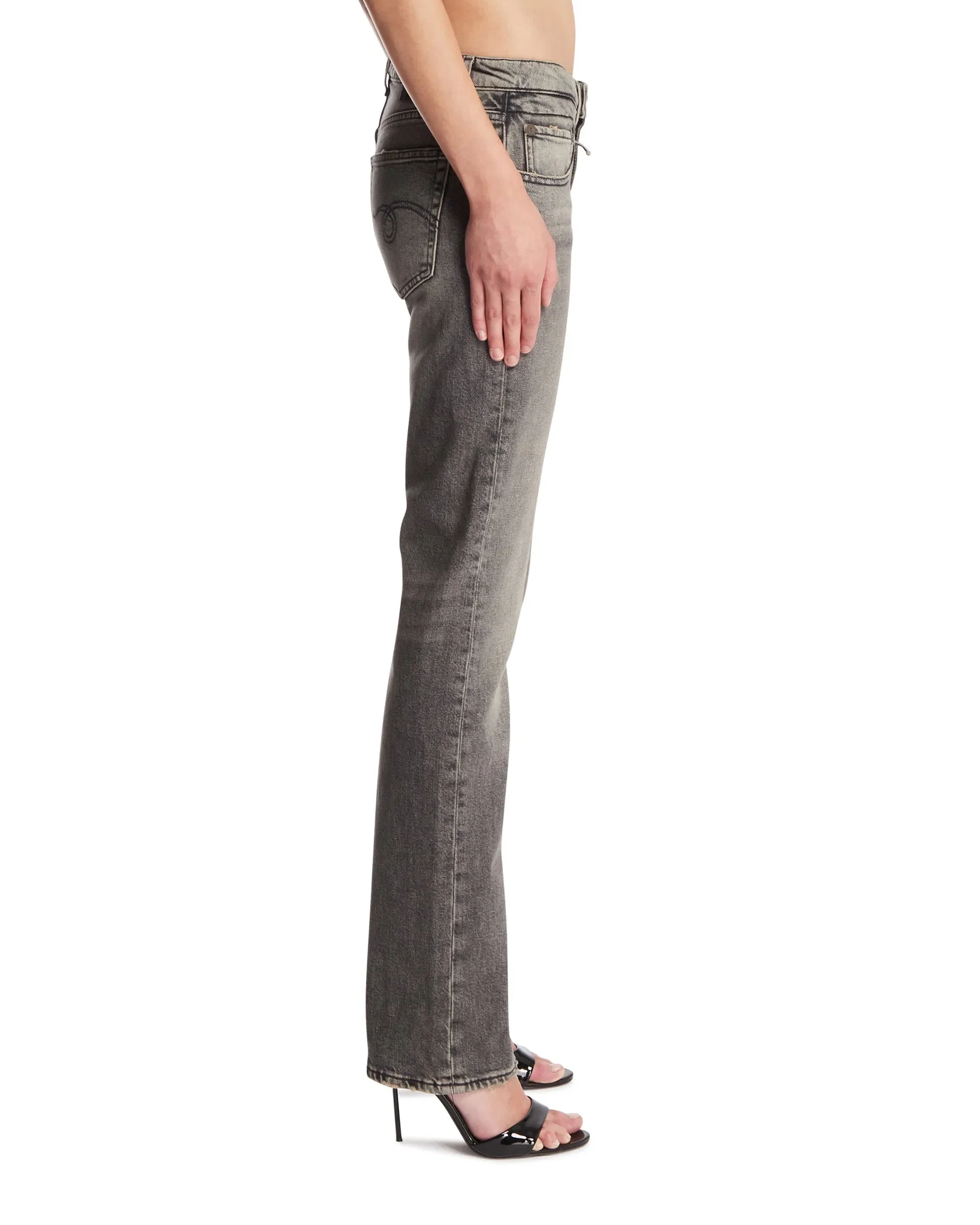 R13 Jeans A Gamba Dritta Neri