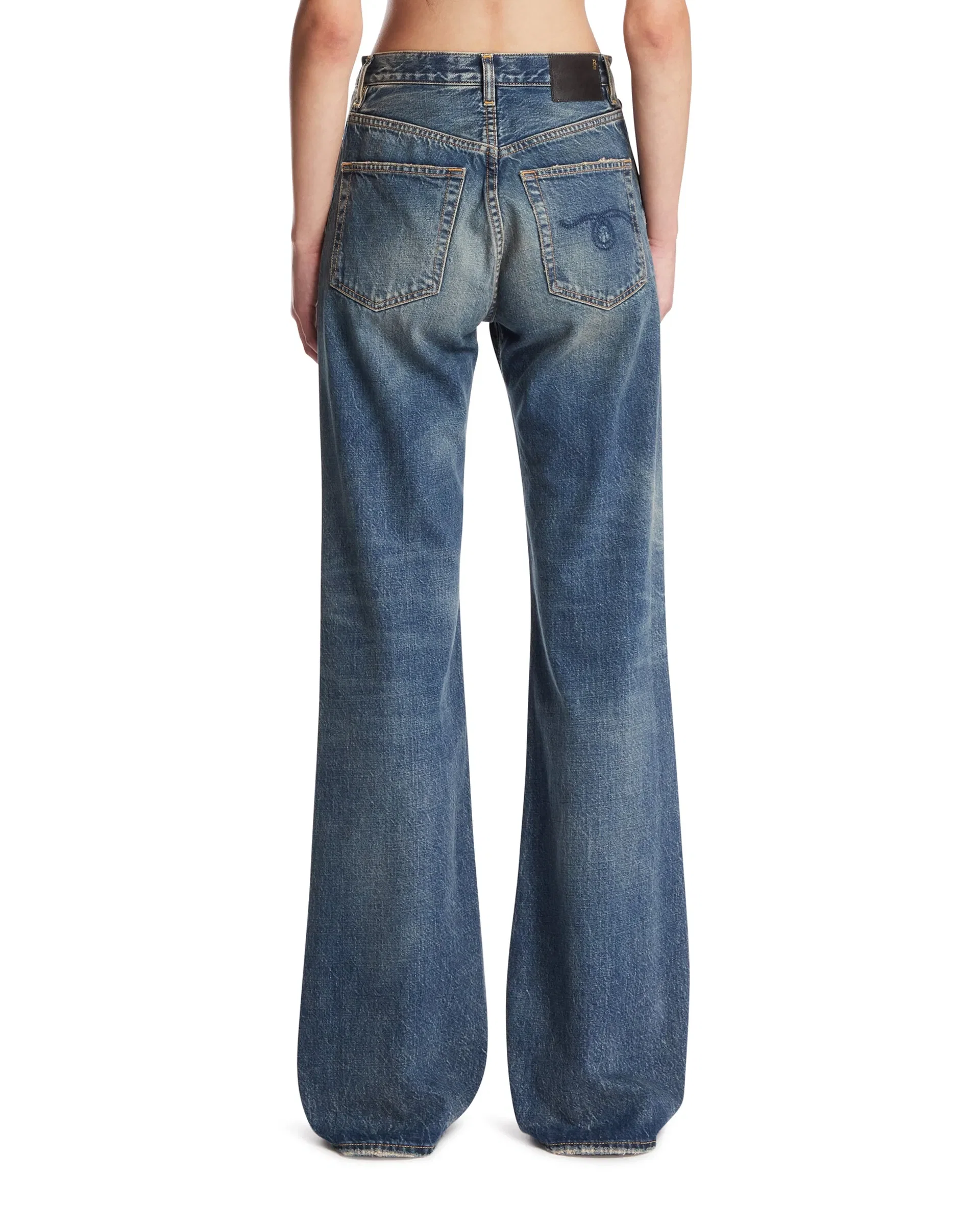 R13 Jeans Jane Blu