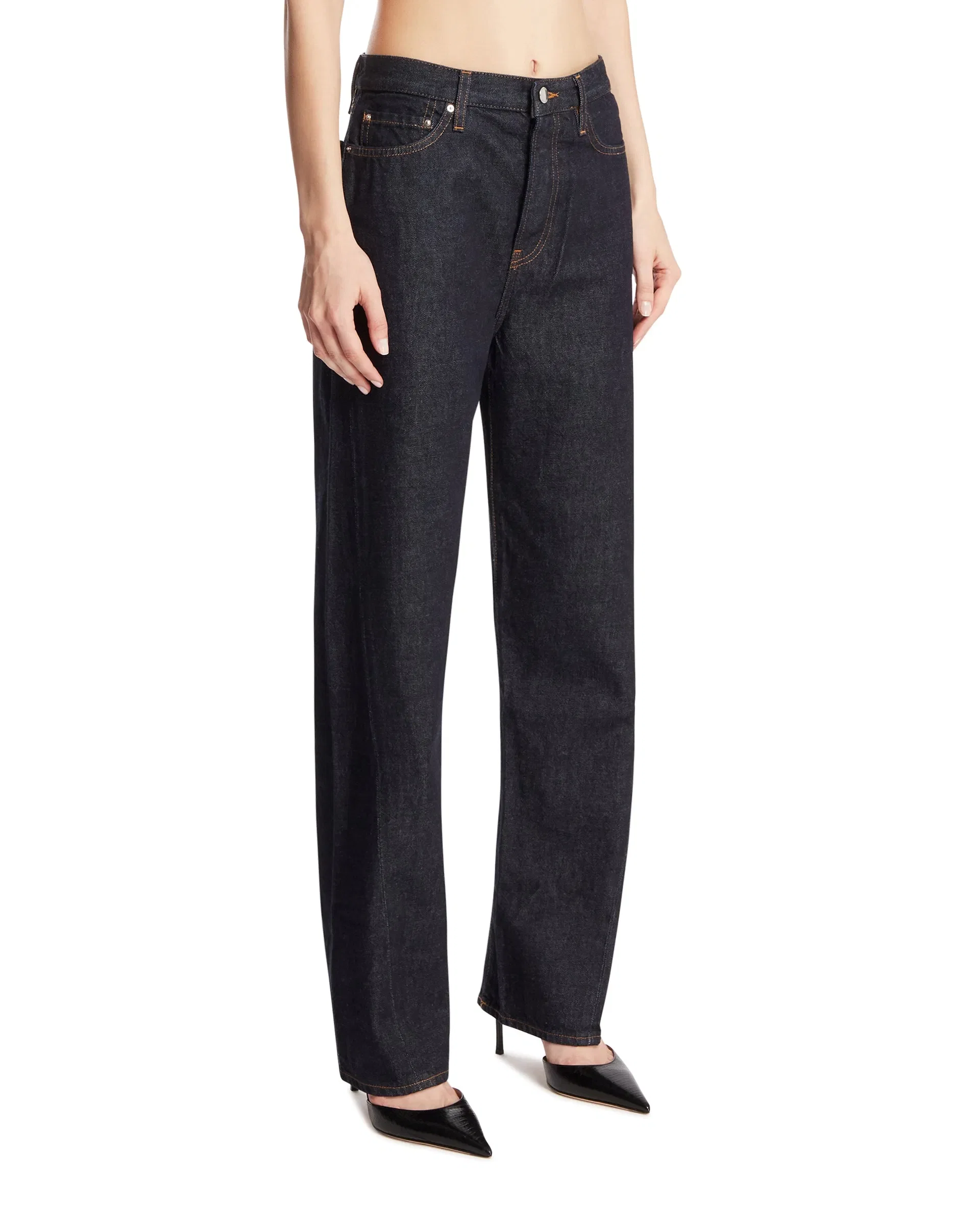 TOTEME Jeans A Gamba Dritta Blu