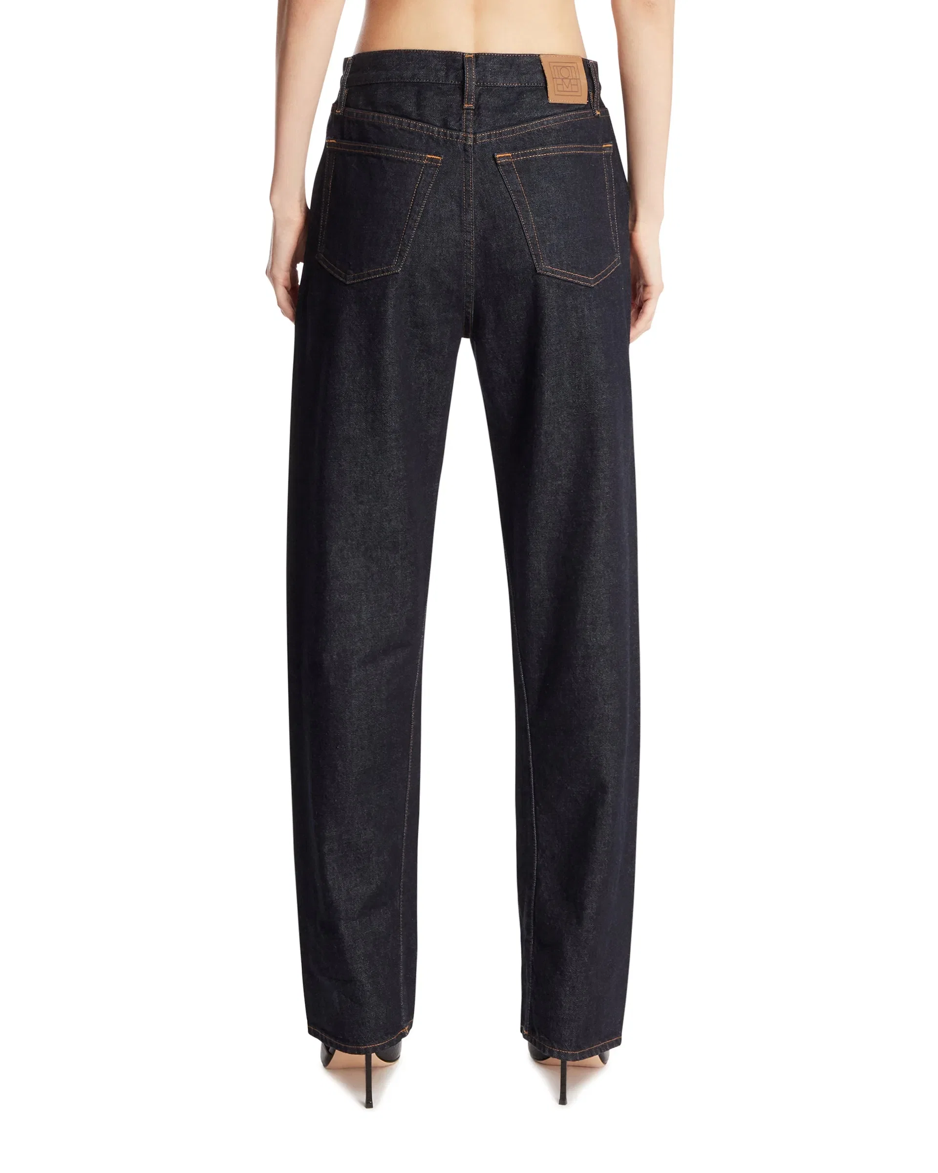 TOTEME Jeans A Gamba Dritta Blu