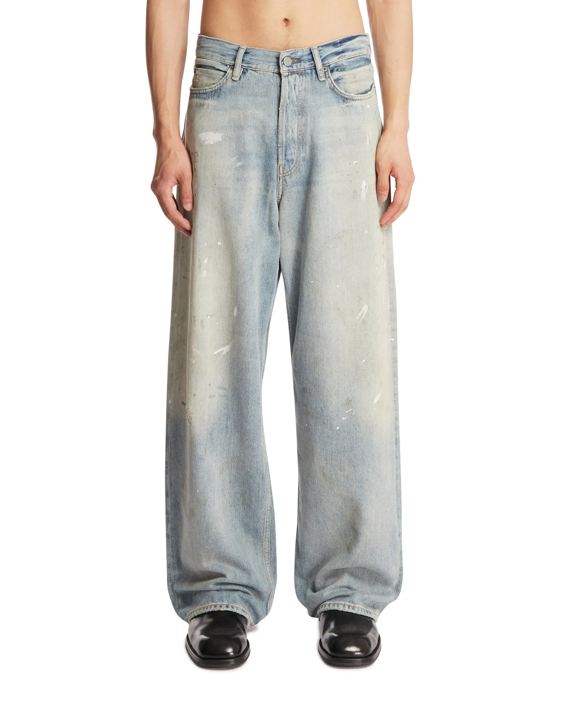 Acne Studios Jeans 1981 Loose Fit Blu