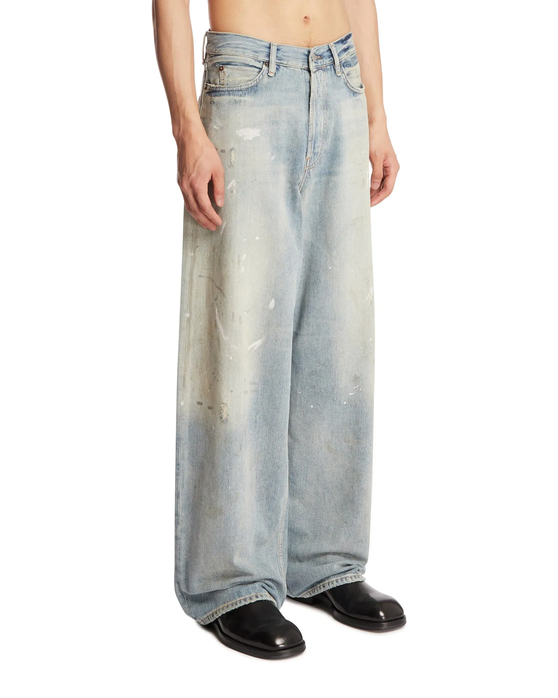 Acne Studios Jeans 1981 Loose Fit Blu