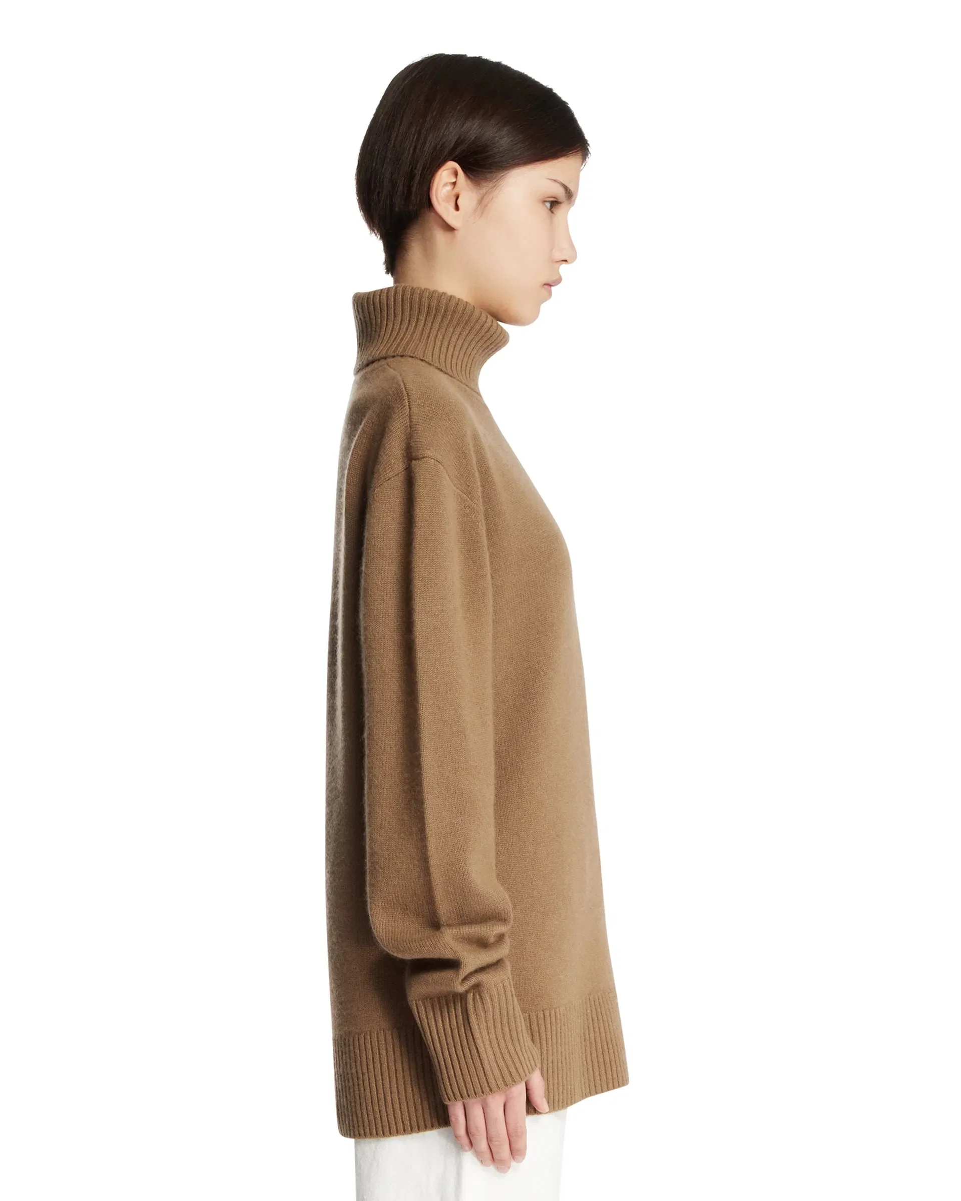 TOTEME Pullover A Collo Alto Beige