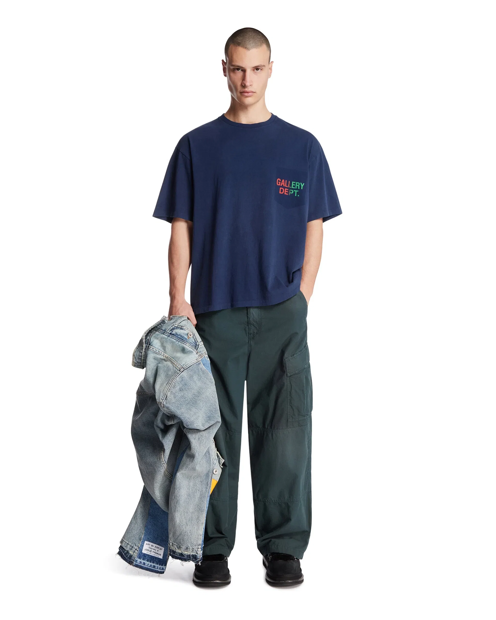 GALLERY DEPARTMENT T-Shirt Boardwalk Con Logo Blu