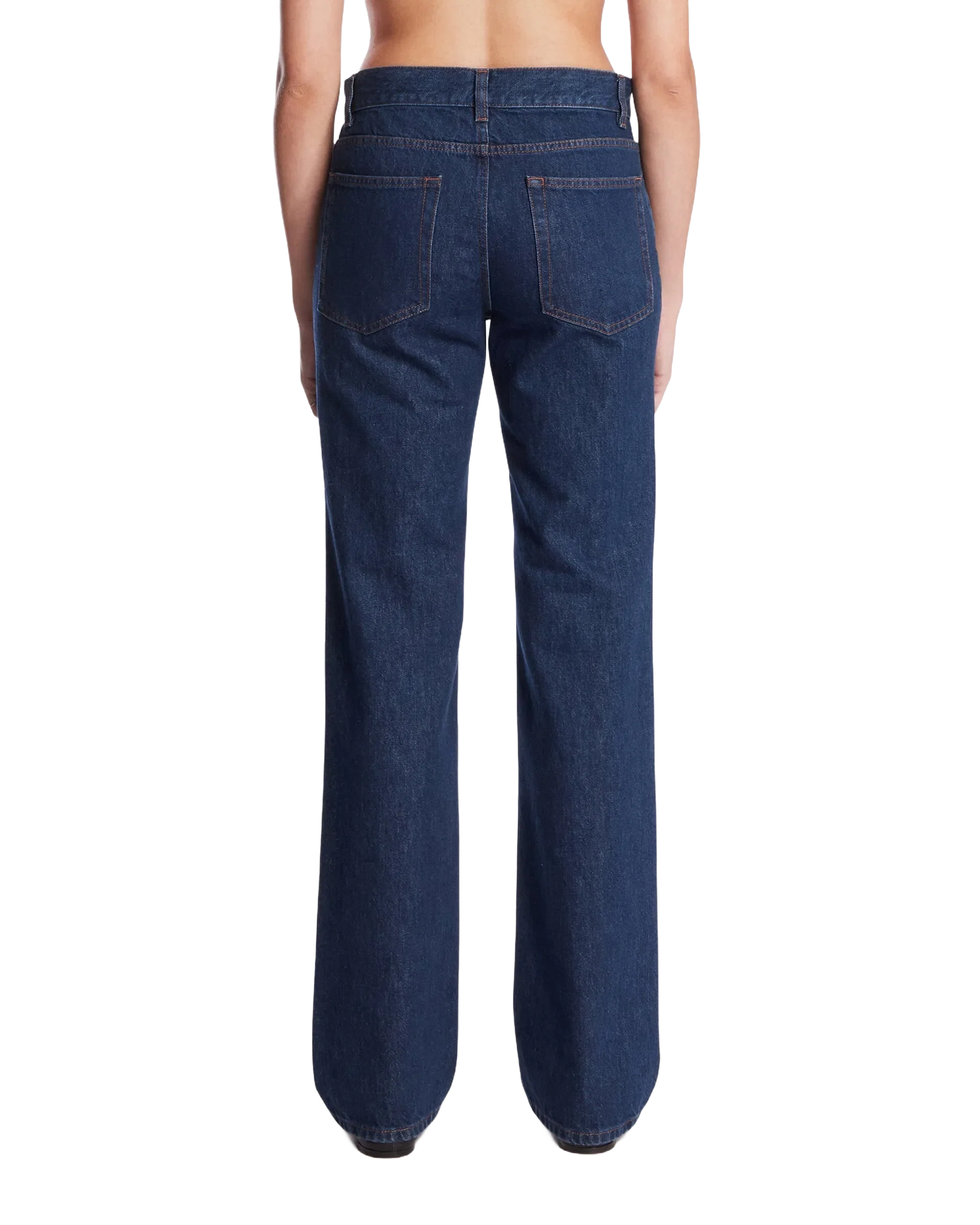 The Row Jeans in Cotone Carlyl Blu
