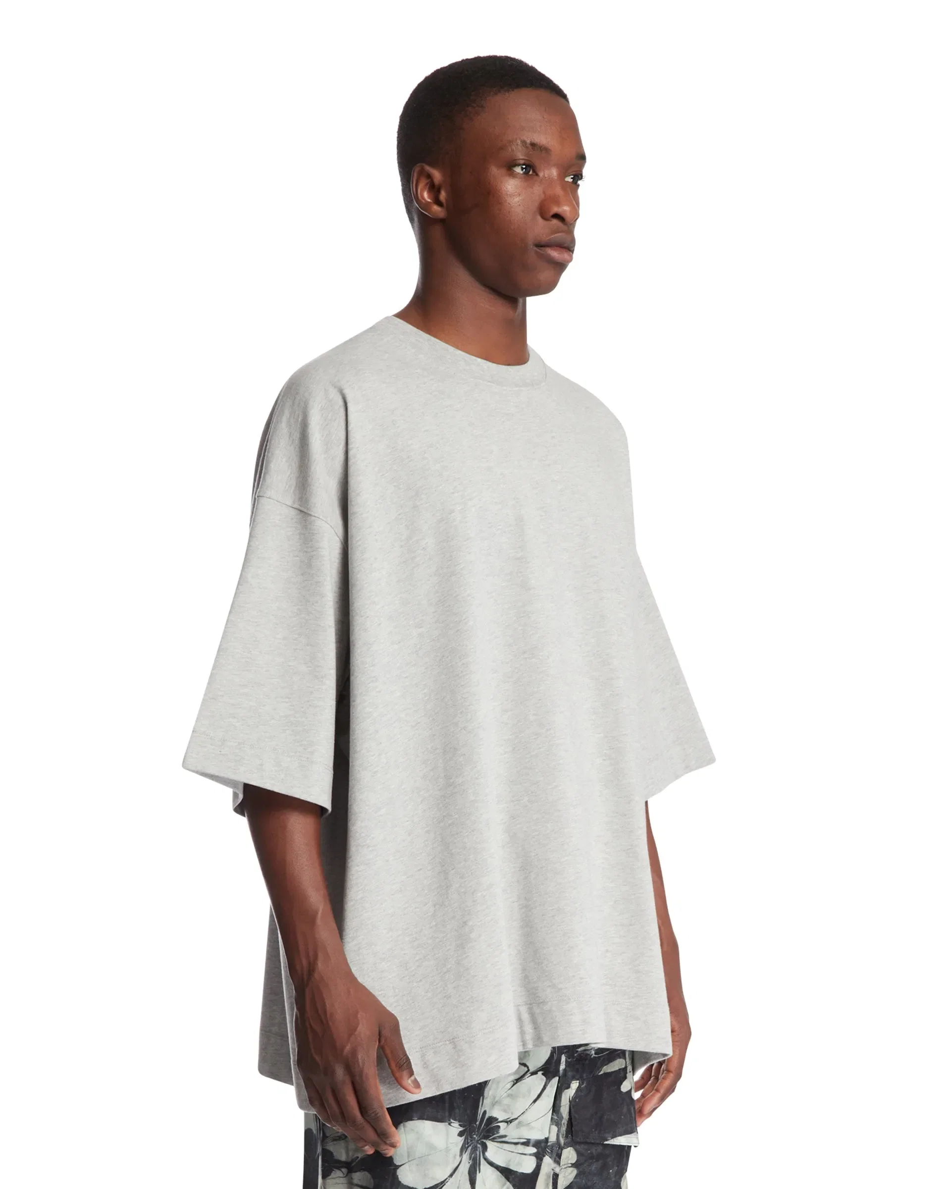 DRIES VAN NOTEN T-Shirt Oversize Grigia