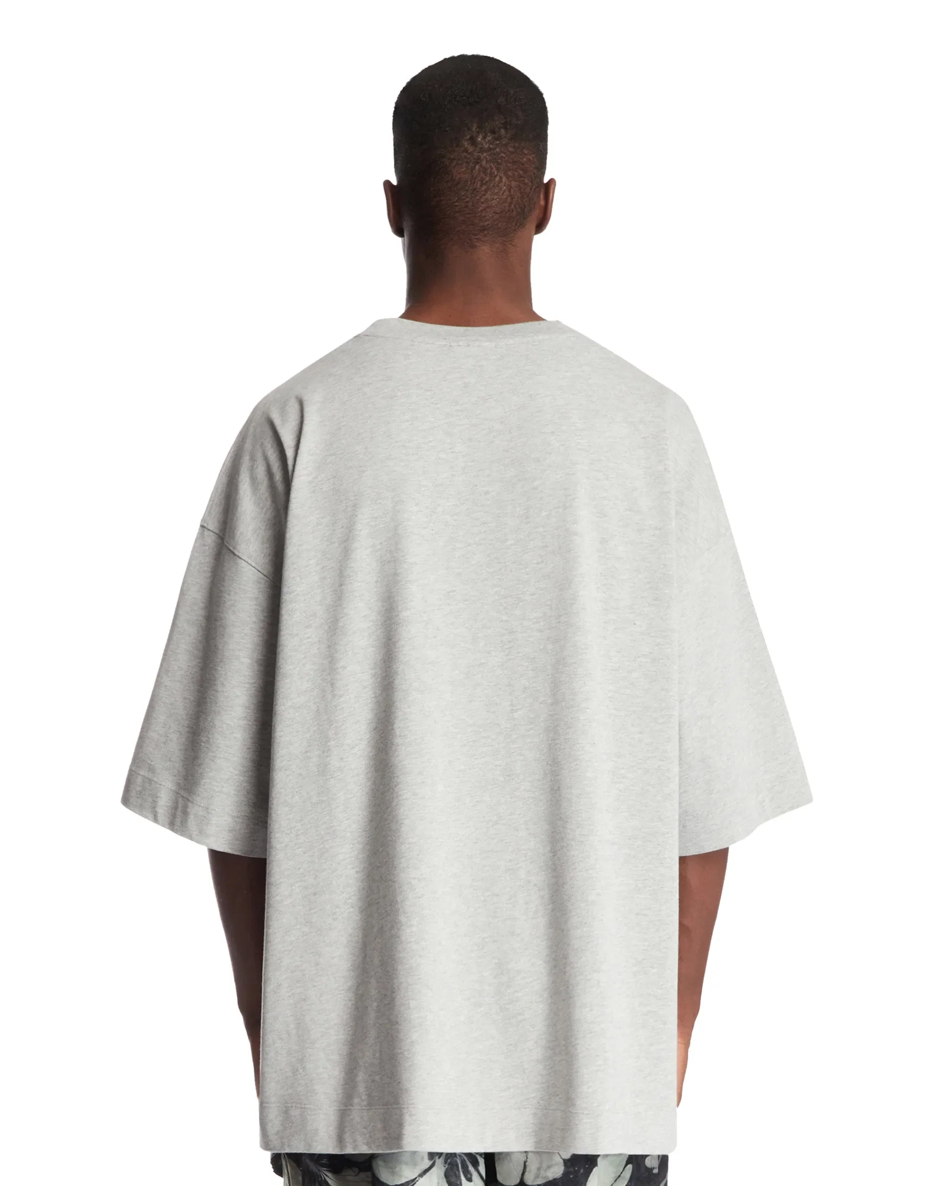 DRIES VAN NOTEN T-Shirt Oversize Grigia