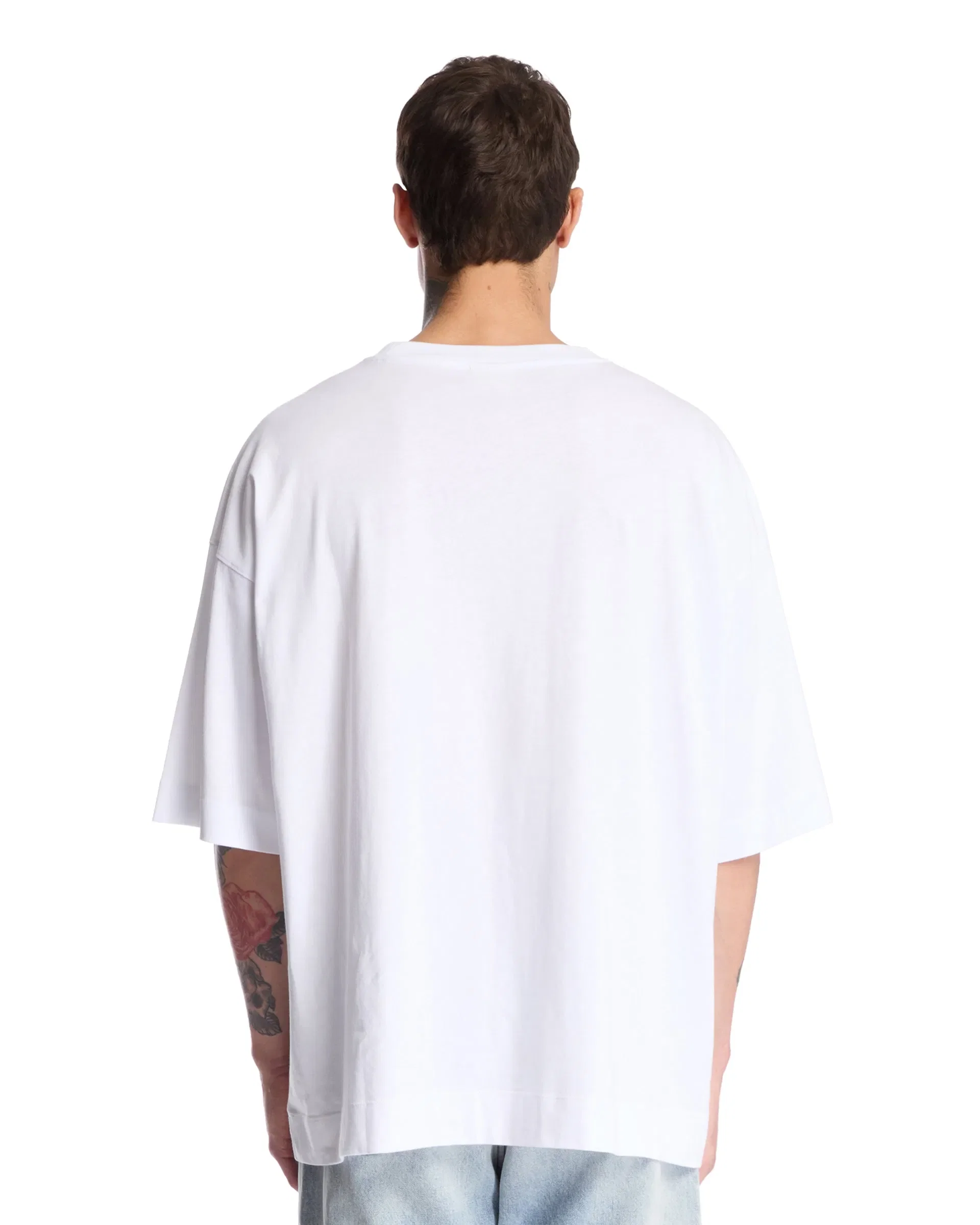 DRIES VAN NOTEN T-Shirt In Cotone Bianca