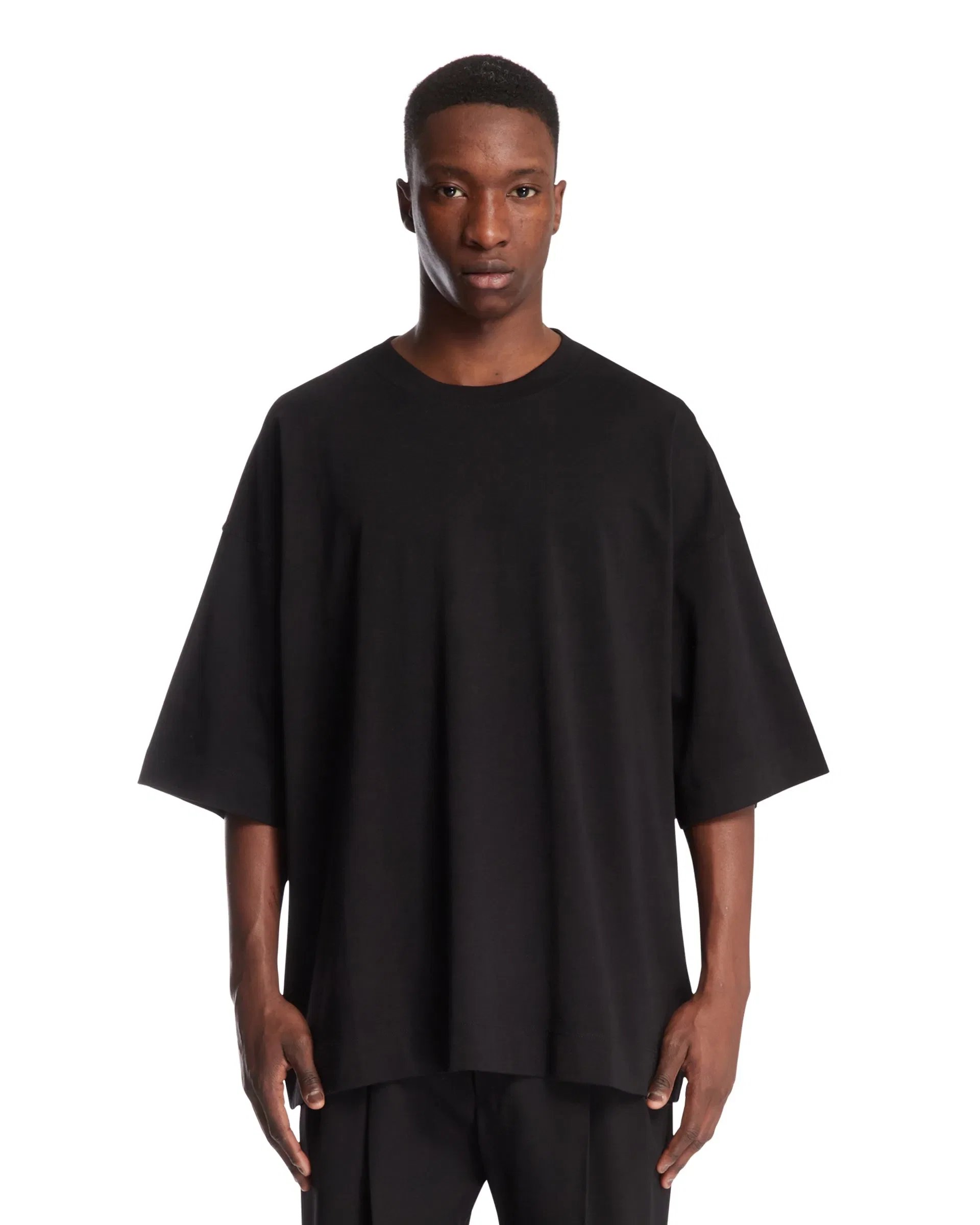 DRIES VAN NOTEN T-Shirt Oversize Nera