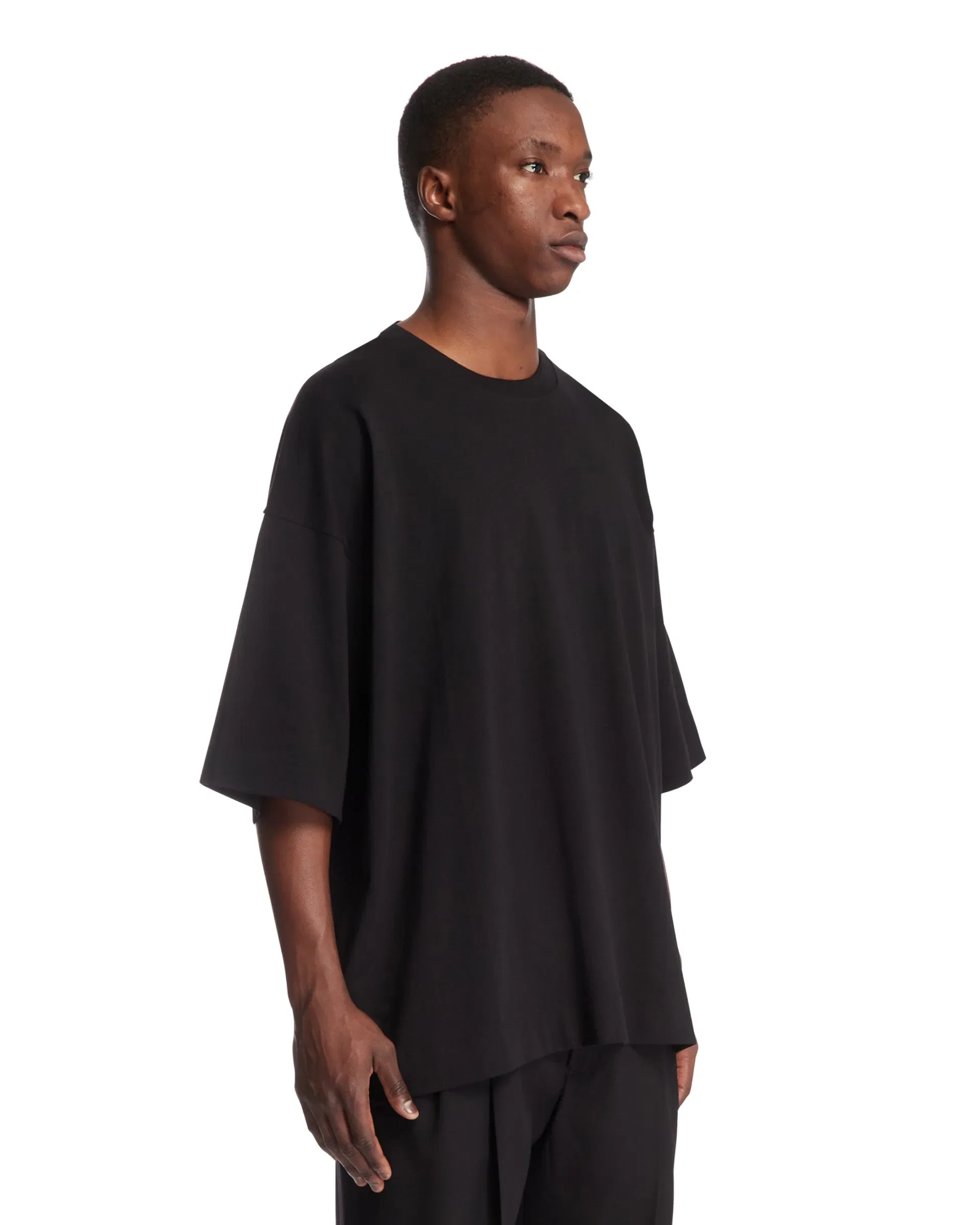 DRIES VAN NOTEN T-Shirt Oversize Nera