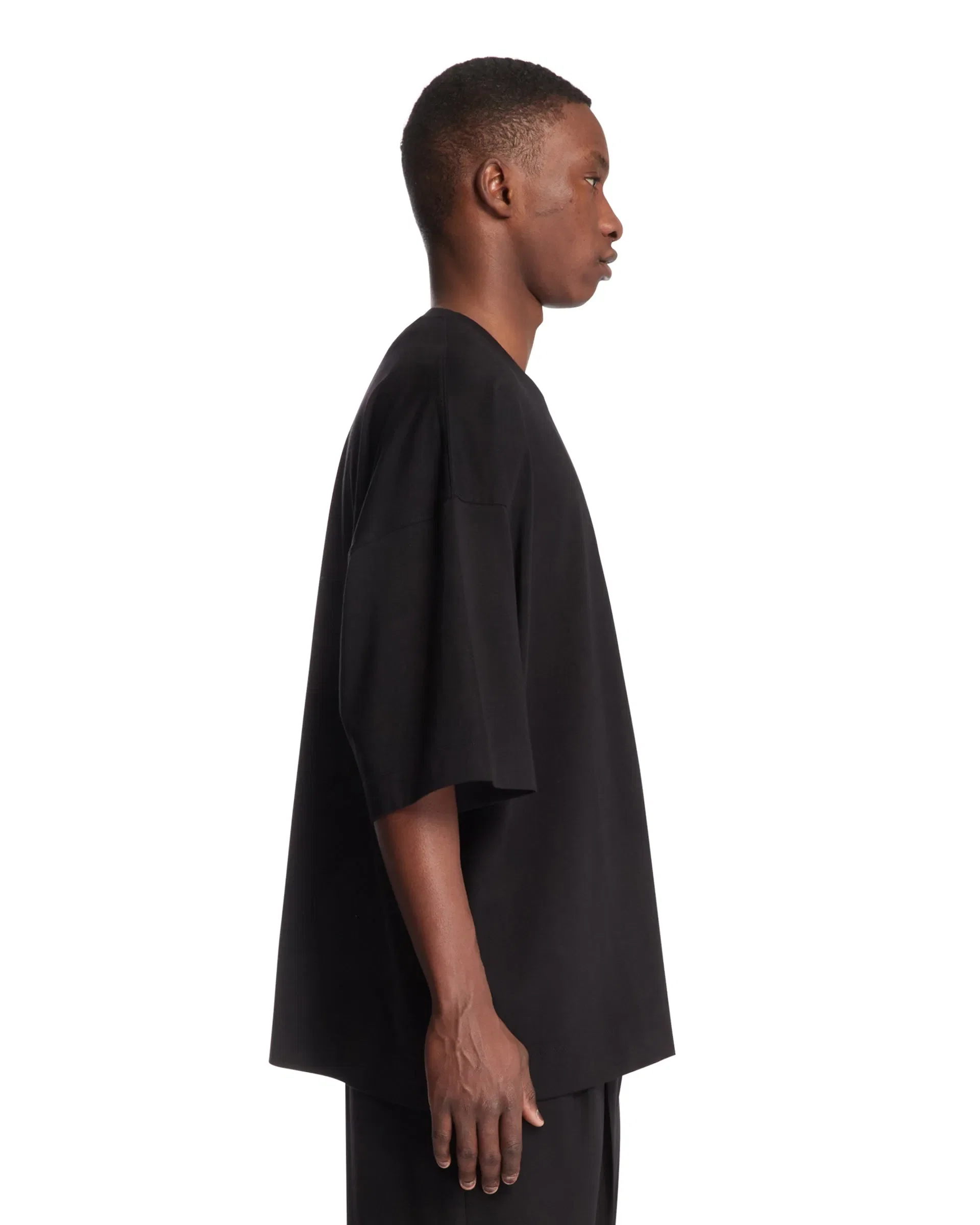 DRIES VAN NOTEN T-Shirt Oversize Nera