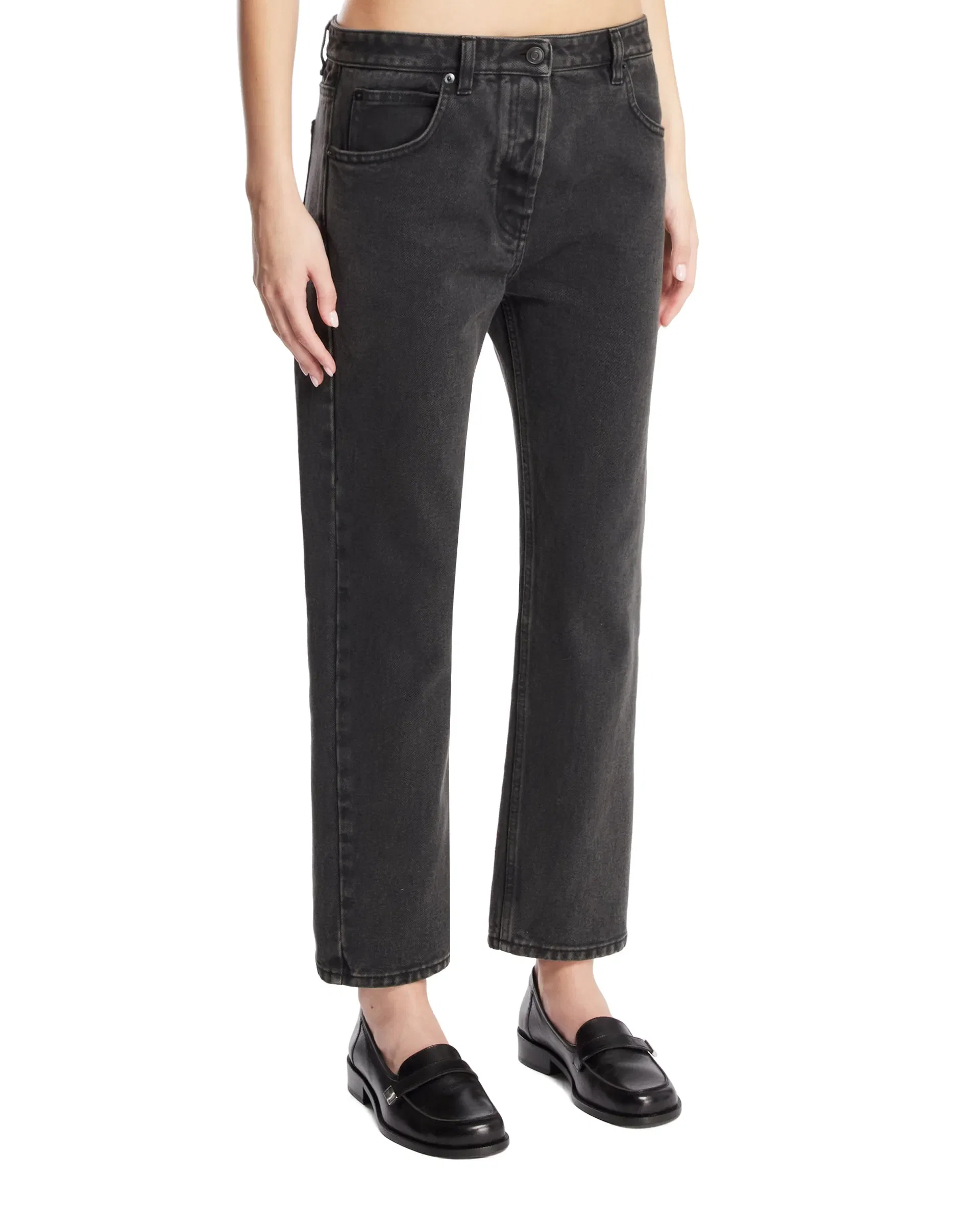 The Row Jeans in Cotone Riaco Neri