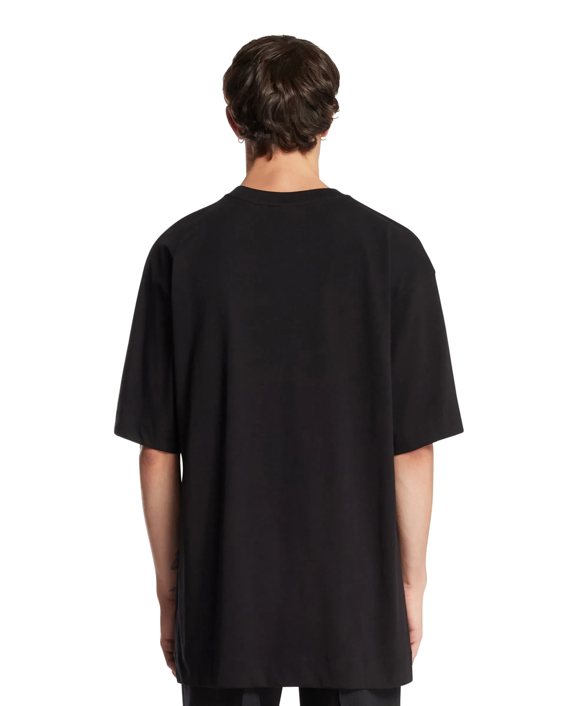 DRIES VAN NOTEN T-Shirt Girocollo Nera