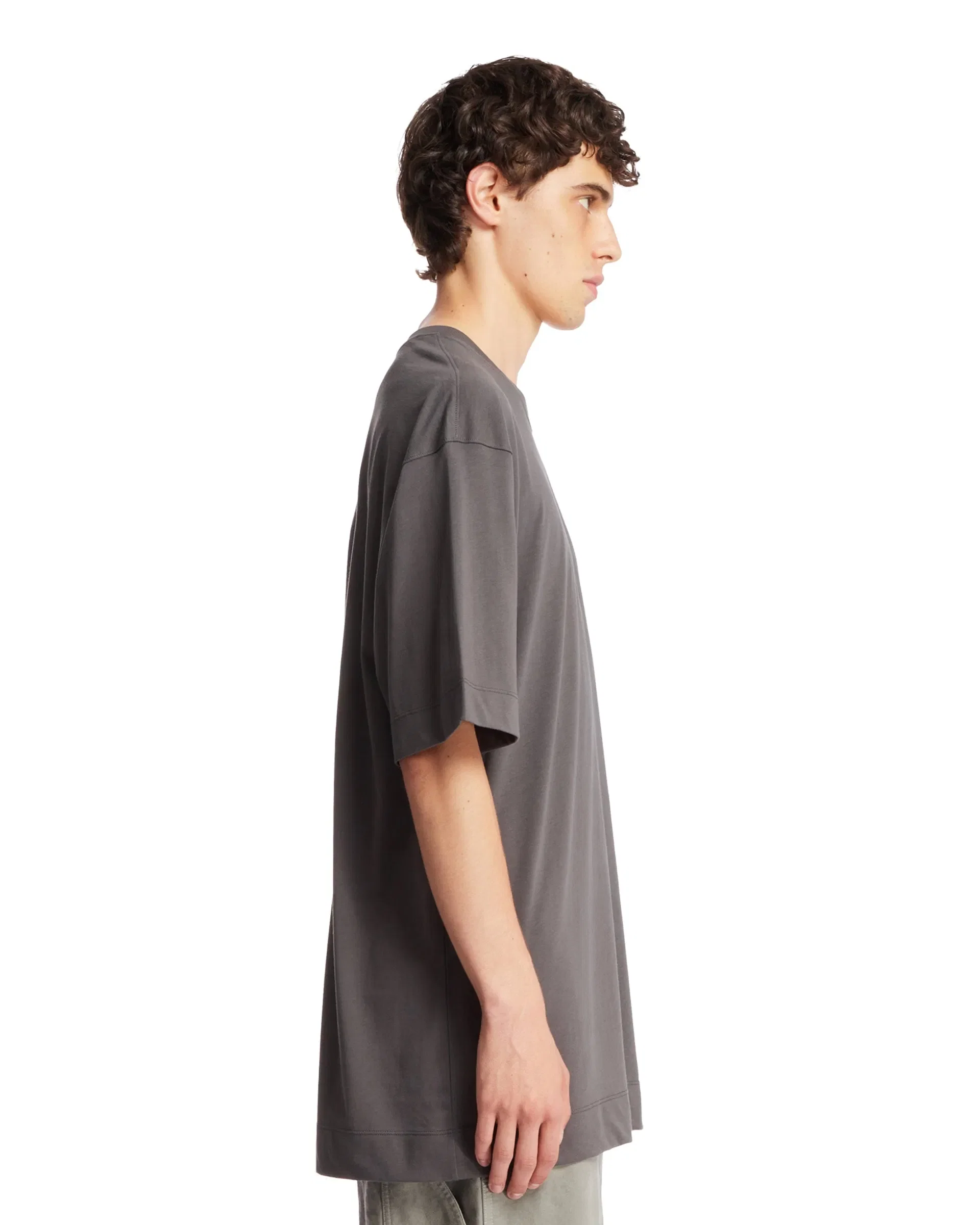 DRIES VAN NOTEN T-Shirt Girocollo Grigia