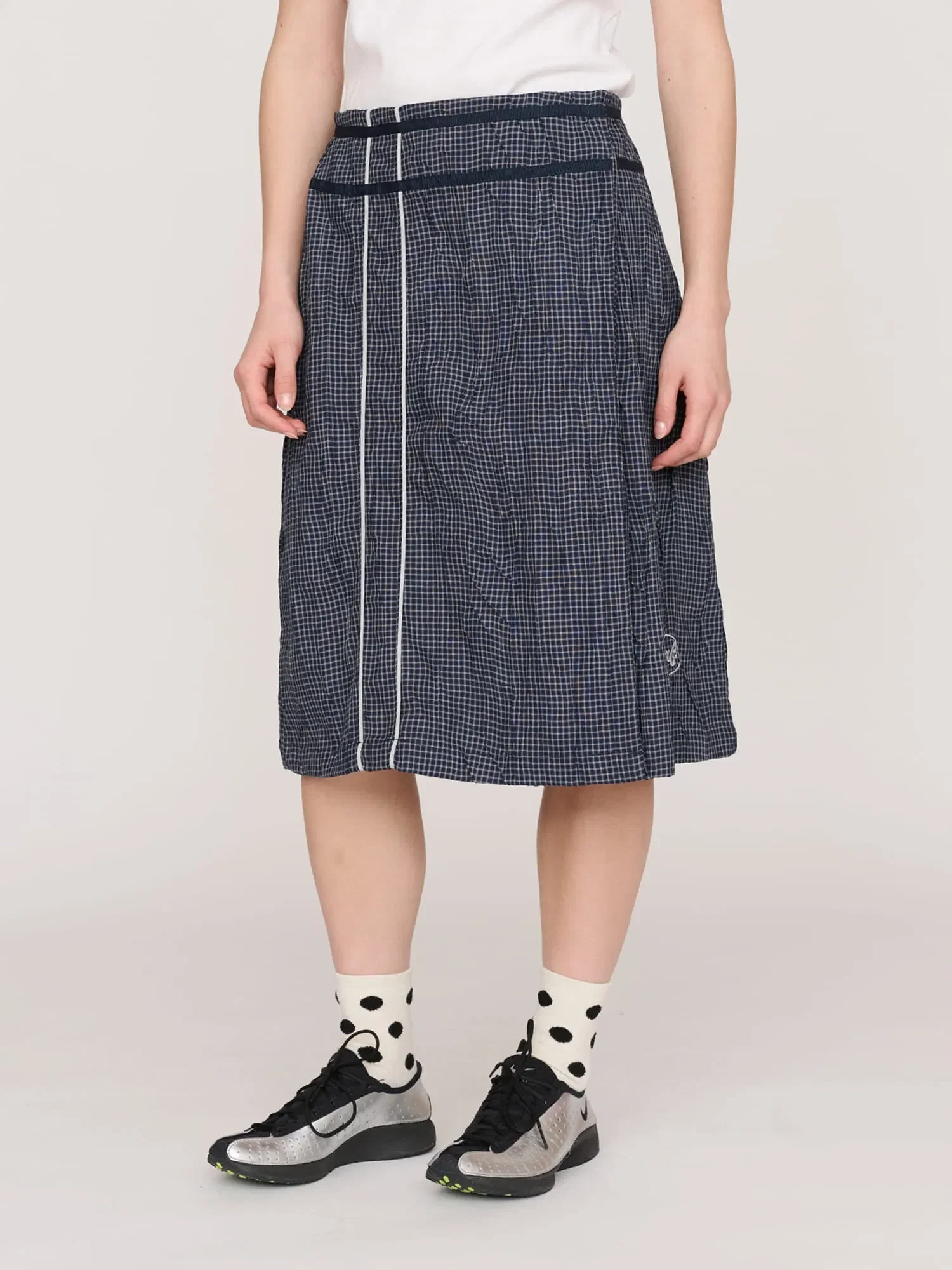 Racing Stripes Wrap Skirt