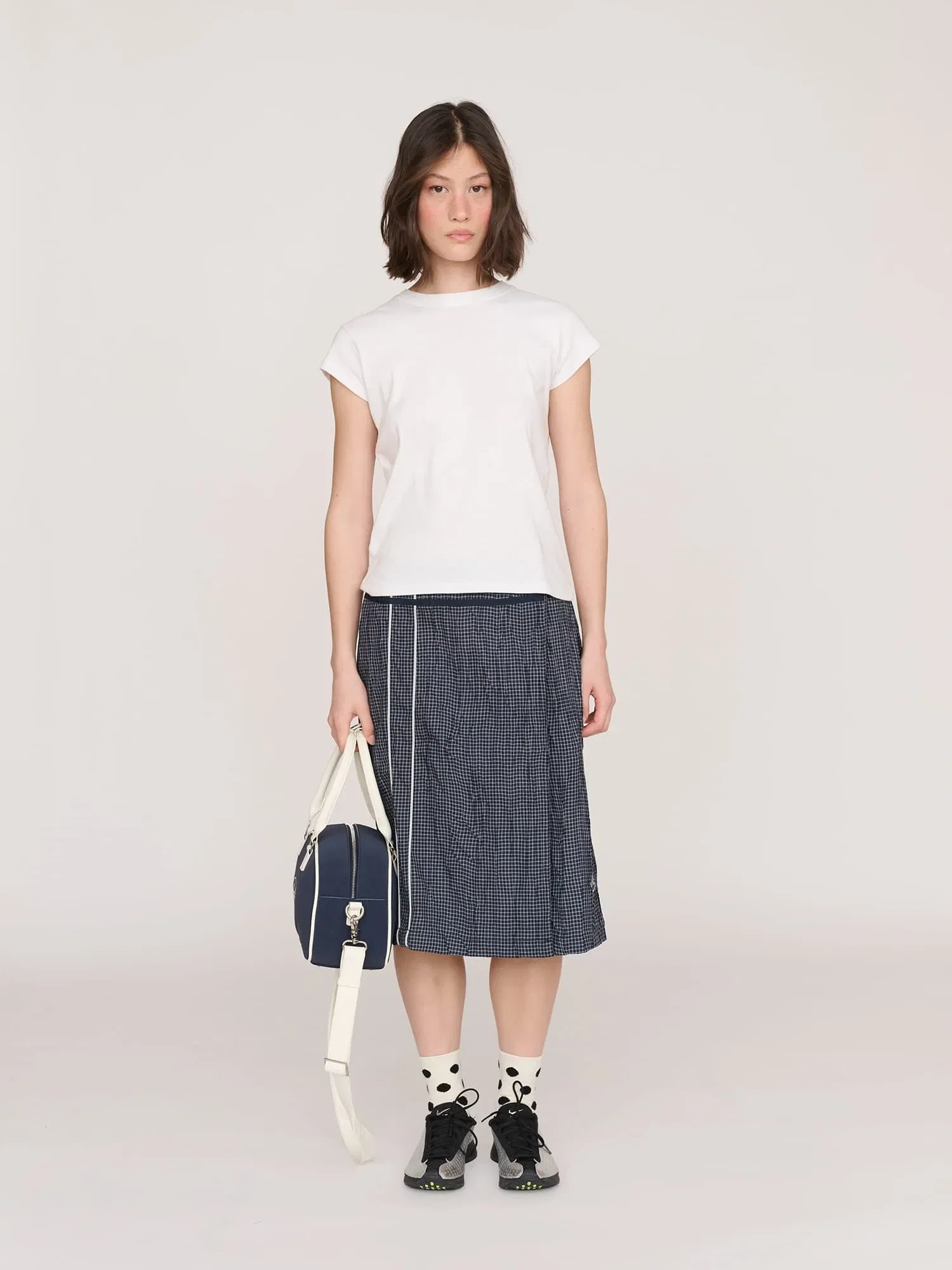 Racing Stripes Wrap Skirt