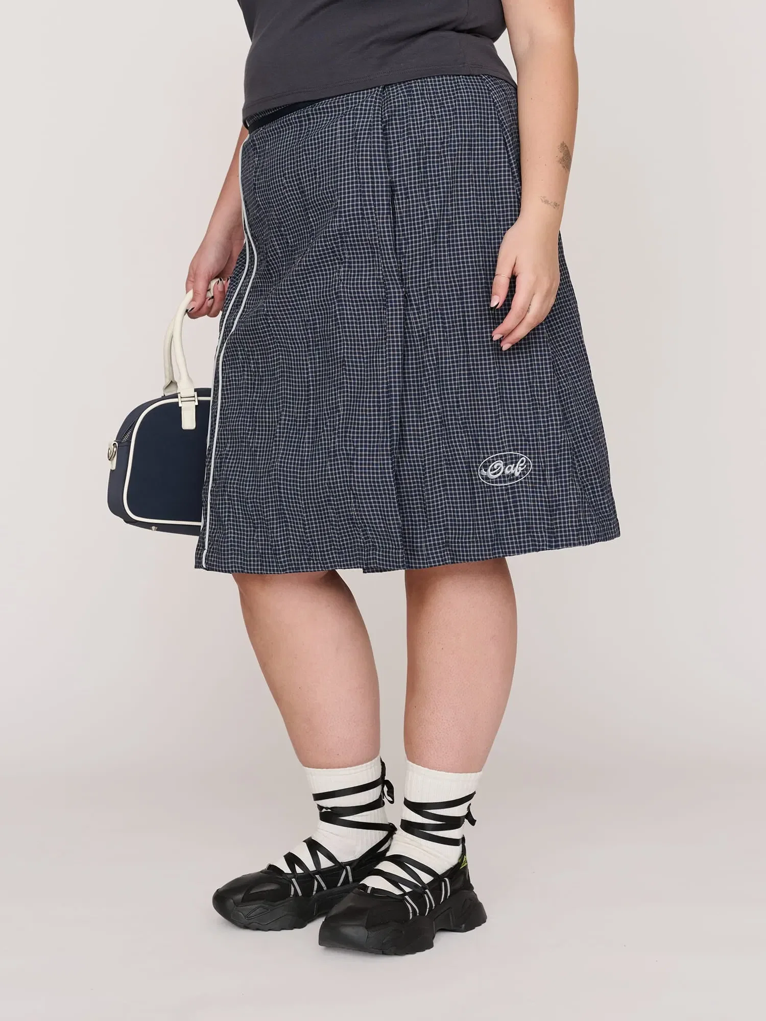 Racing Stripes Wrap Skirt