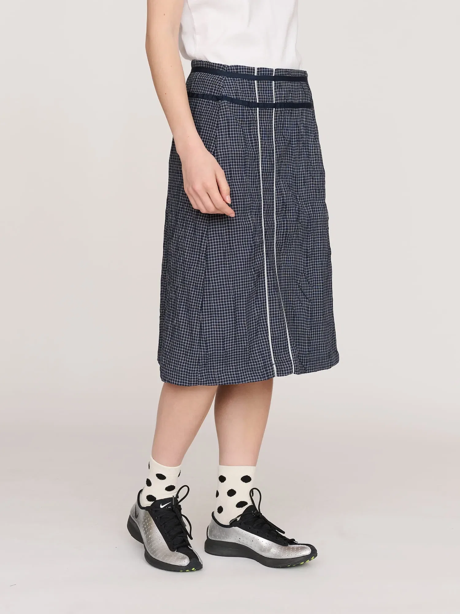 Racing Stripes Wrap Skirt