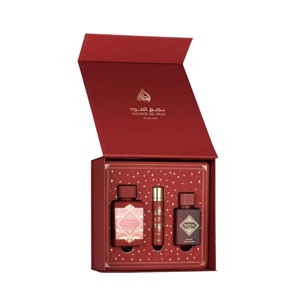 Lattafa Badee Al Oud Sublime 3 Piece 3x100ml Eau De Parfum