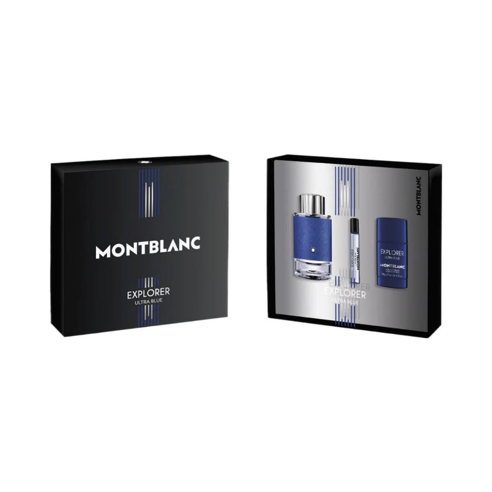Montblanc Explorer Ultra Blue 3 Piece 100ml Eau de Parfum