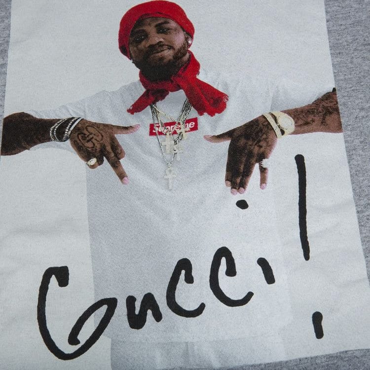 Supreme Gucci Mane T-Shirt Grey