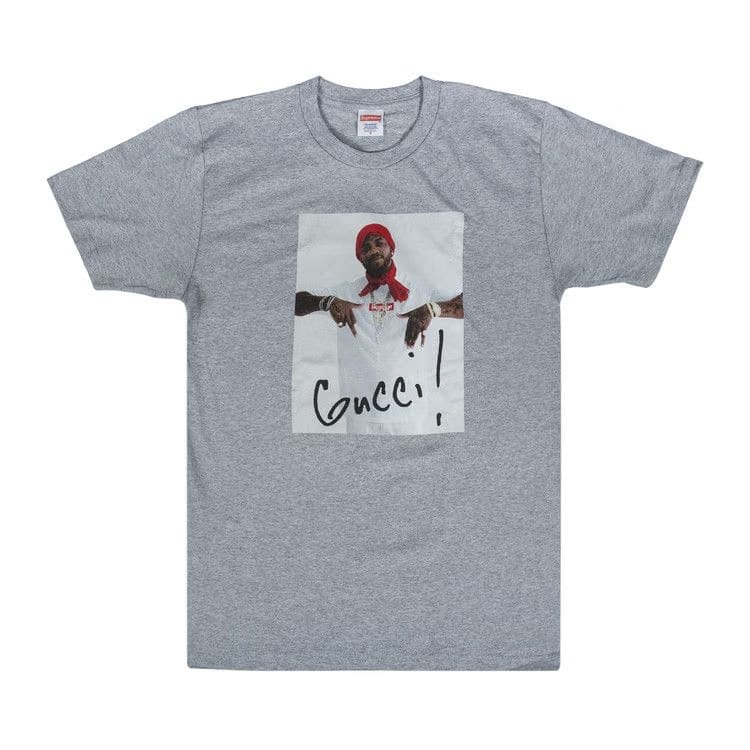 Supreme Gucci Mane T-Shirt Grey