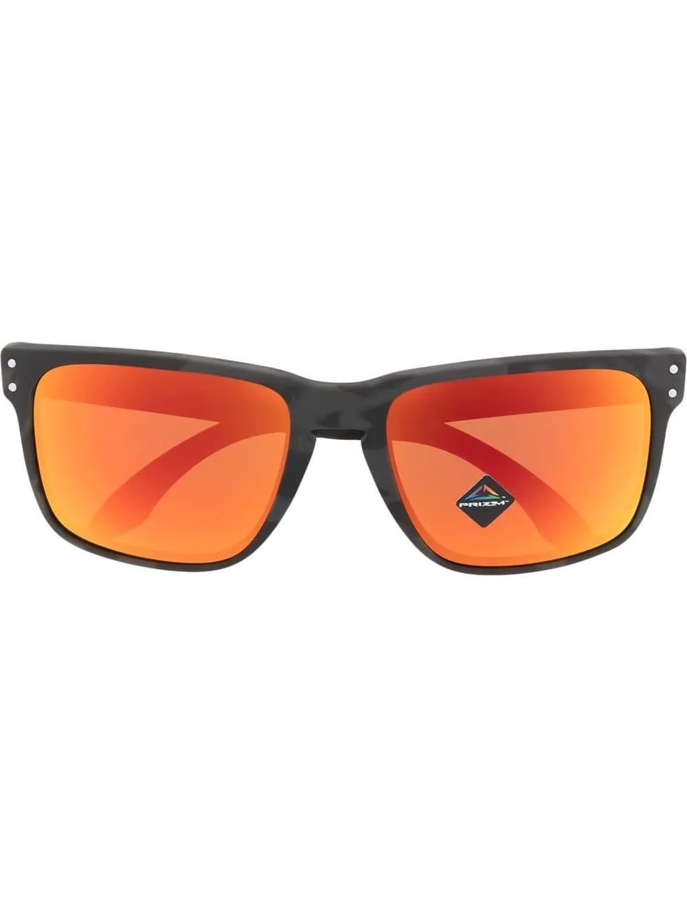 mirrored wayfarer-frame sunglasses