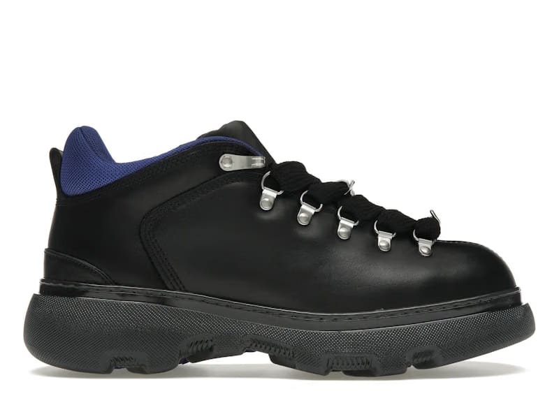 Burberry Leather Trek Boot Black
