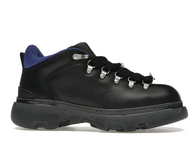 Burberry Leather Trek Boot Black