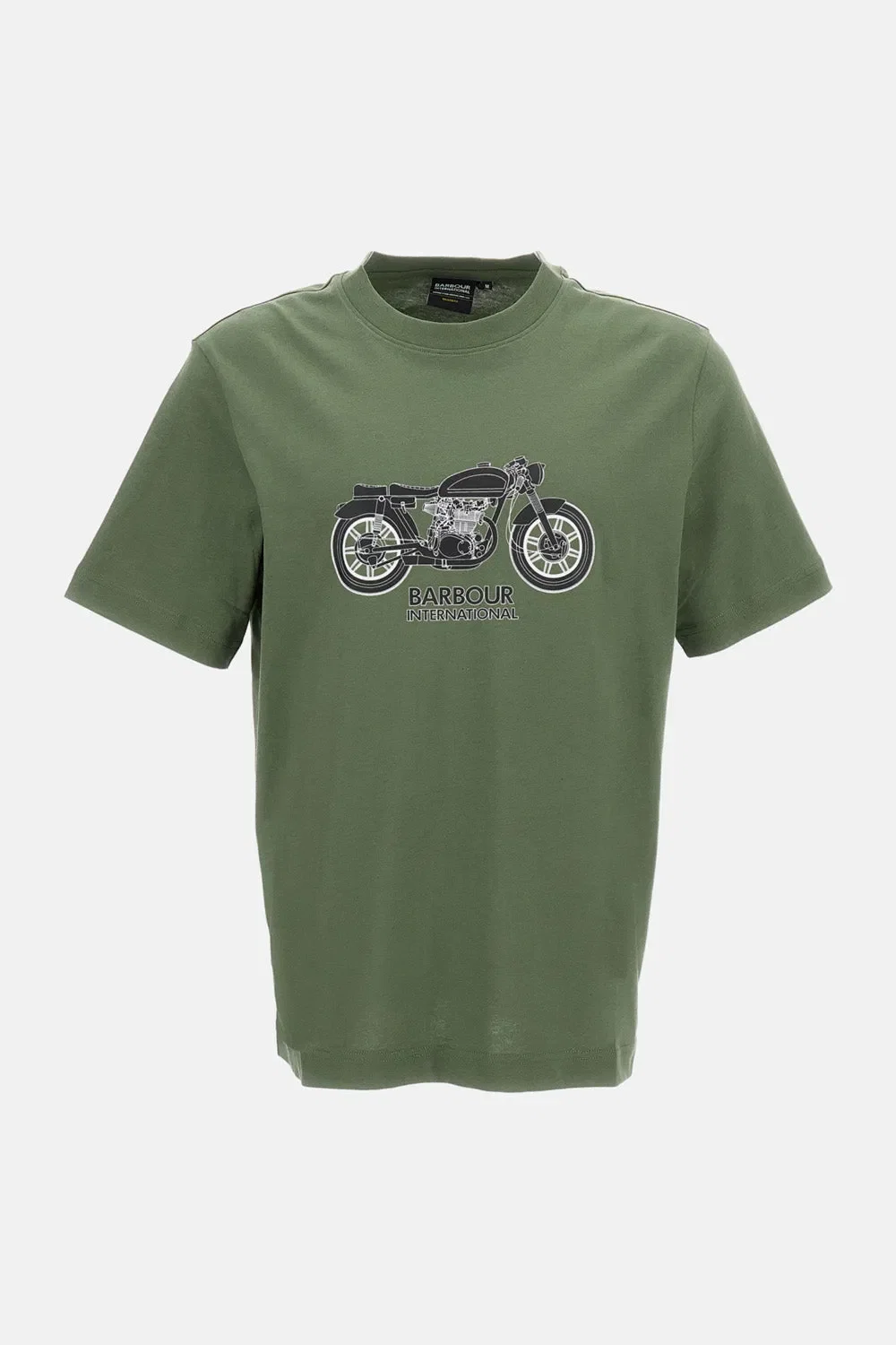 Barbour International T-SHIRT STAMPA PISTON